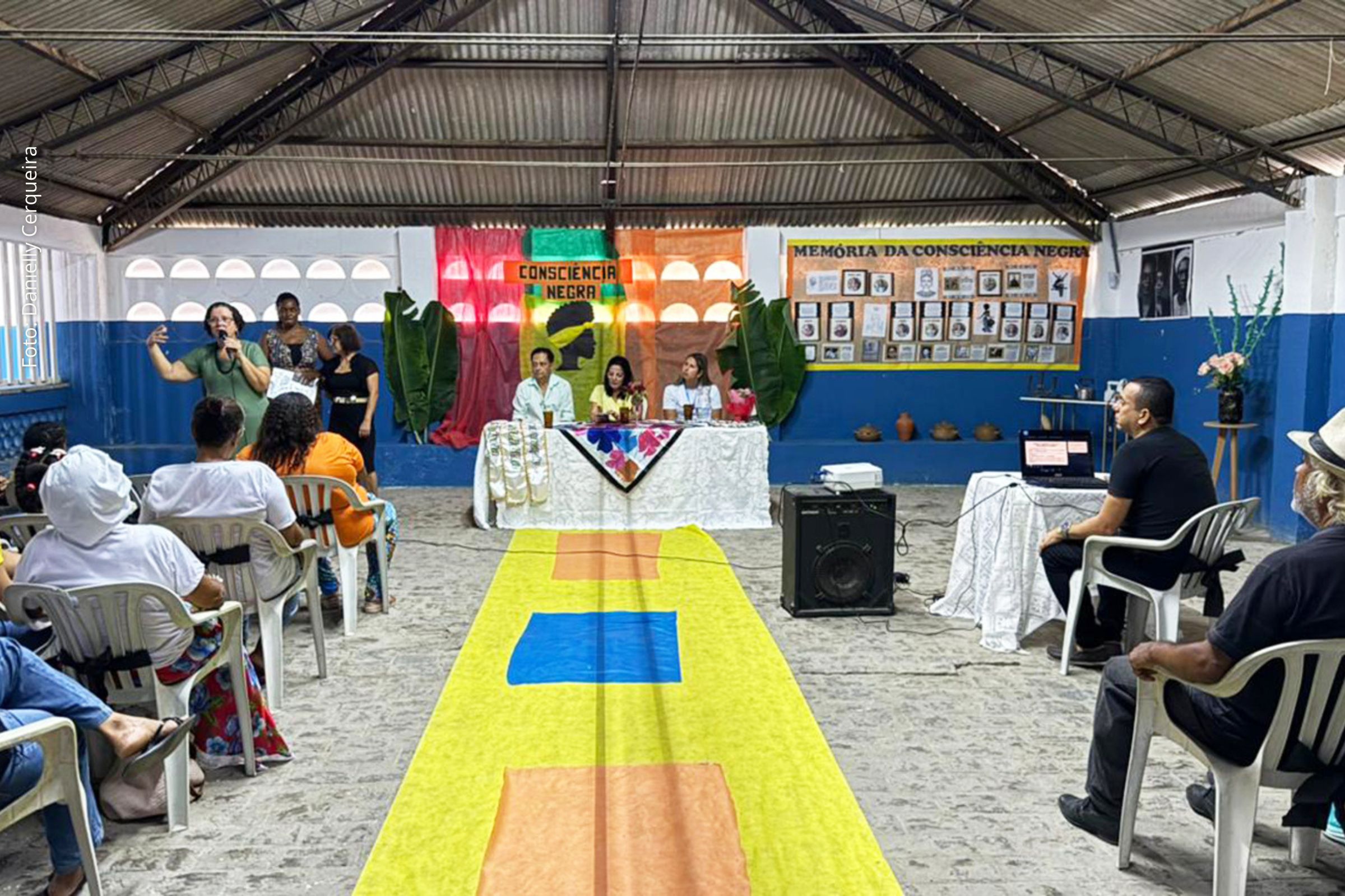 Atividade abordou desigualdades raciais, direitos humanos e valorização da cultura afro-brasileira. (Foto: Danielly Cerqueira/ASCOM PMFS)