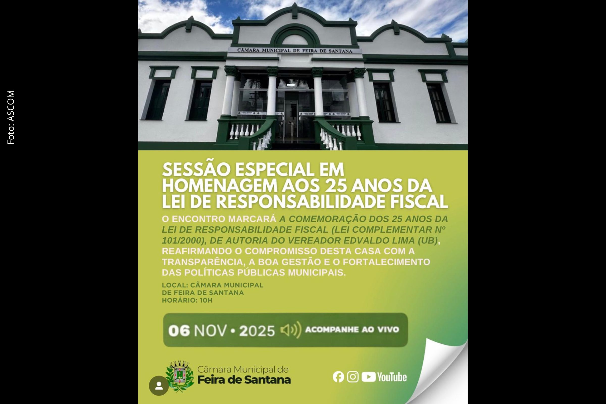 Audiência pública discutirá os impactos da Lei de Responsabilidade Fiscal na gestão dos recursos públicos.