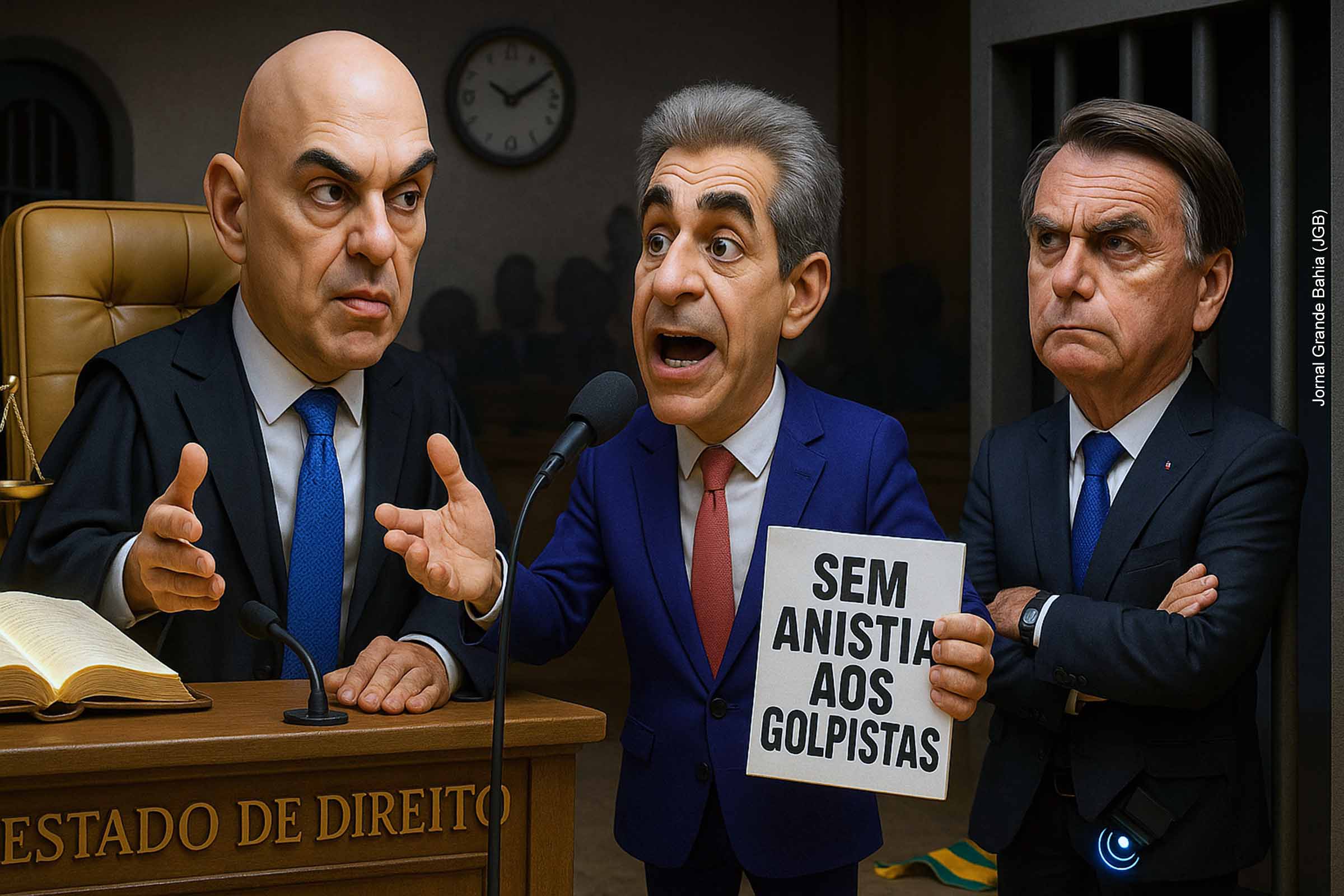 A prisão preventiva de Jair Bolsonaro, decretada neste sábado (22/11/2025), motivou forte repercussão política. O deputado estadual Robinson Almeida afirmou que a decisão reforça o princípio de que “ninguém está acima da lei” e defendeu a responsabilização de envolvidos em atos golpistas. Ele rejeitou a possibilidade de anistia, argumentando que o perdão representaria fragilidade institucional e comprometeria o Estado Democrático de Direito.