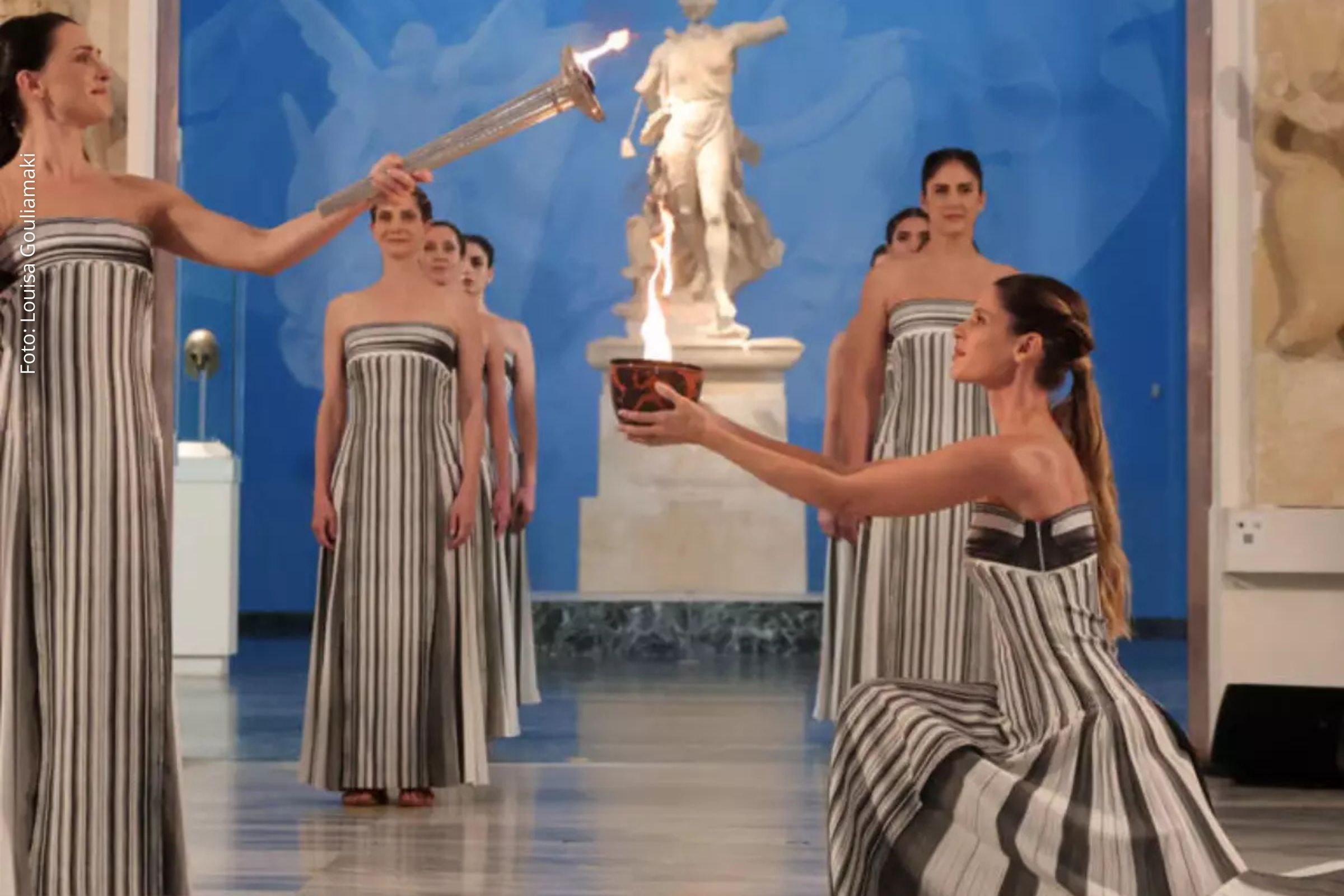 Chama olímpica acesa na Grécia inicia contagem para os Jogos de Inverno Milão-Cortina 2026