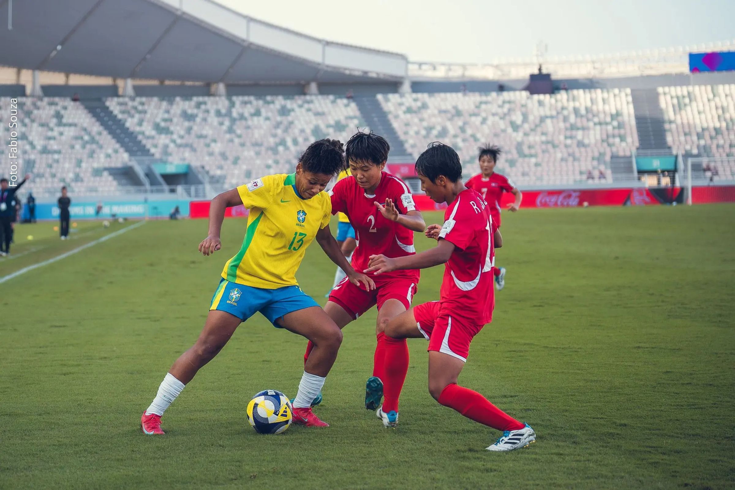 Brasil perde para a Coreia do Norte e disputará o terceiro lugar na Copa do Mundo Sub-17 Feminina