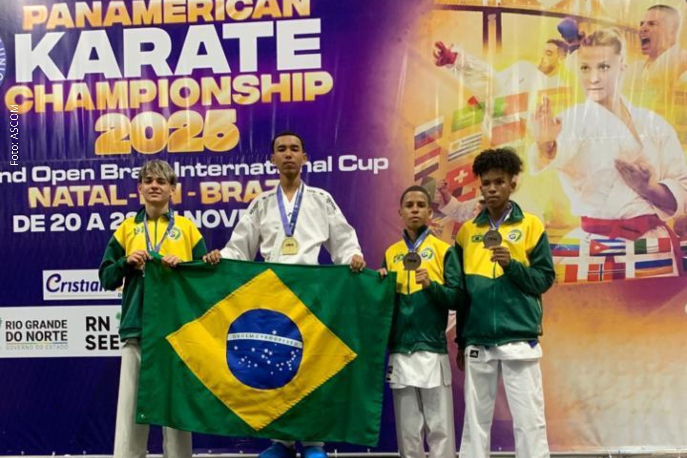 Estudante da rede estadual da Bahia conquista ouro no Pan-Americano de Karatê e destaca formação esportiva no estado