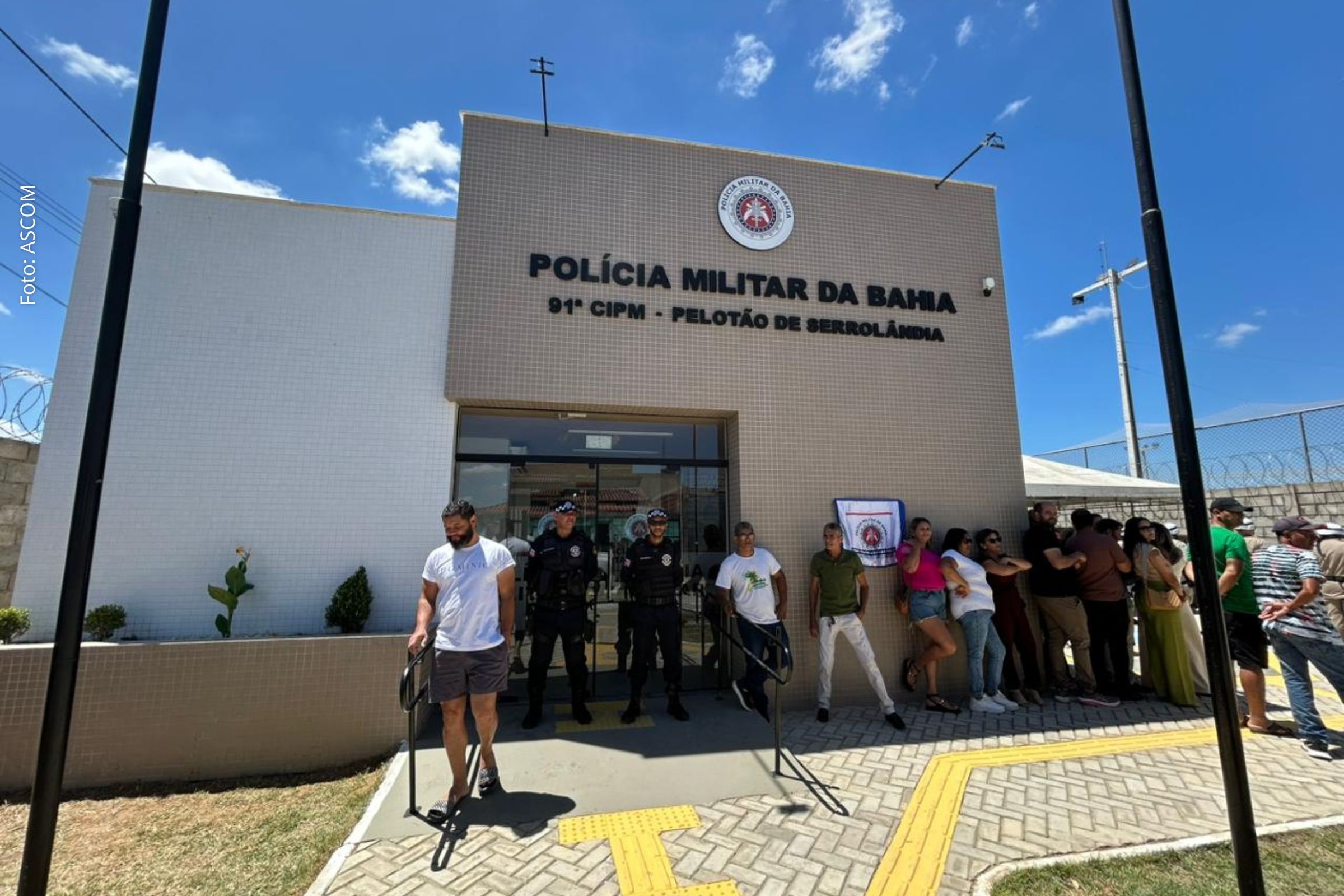 Governo da Bahia inaugura novo Pelotão da PM em Serrolândia e amplia rede de estruturas de Segurança Pública no estado