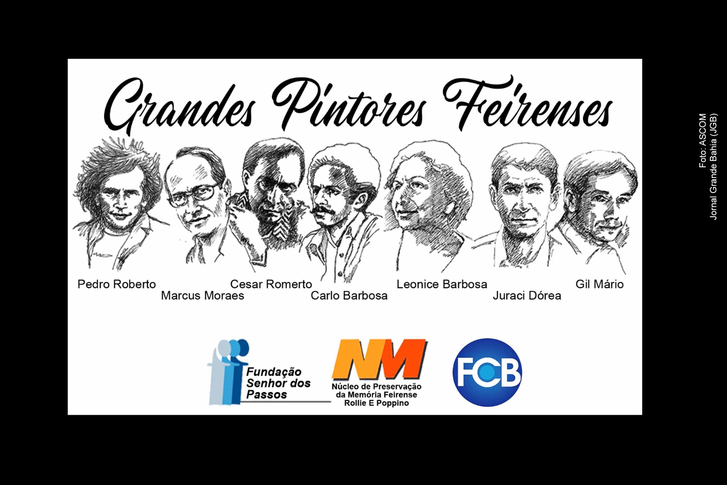 Grandes Pintores Feirenses: arte, memória e identidade cultural reunidas em nova homenagem pública