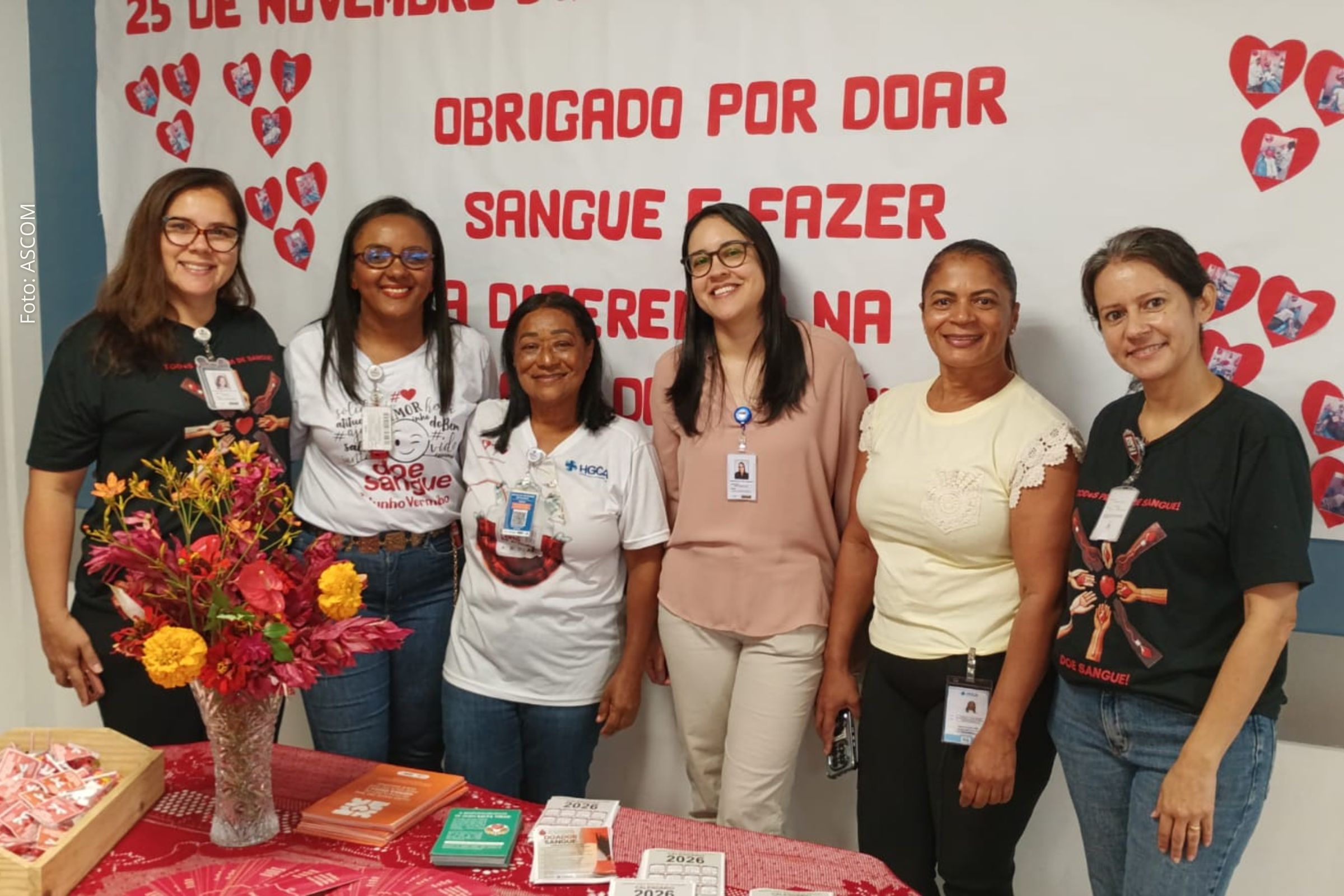Hospital Clériston Andrade reforça importância da doação de sangue com ação educativa no Dia Nacional do Doador