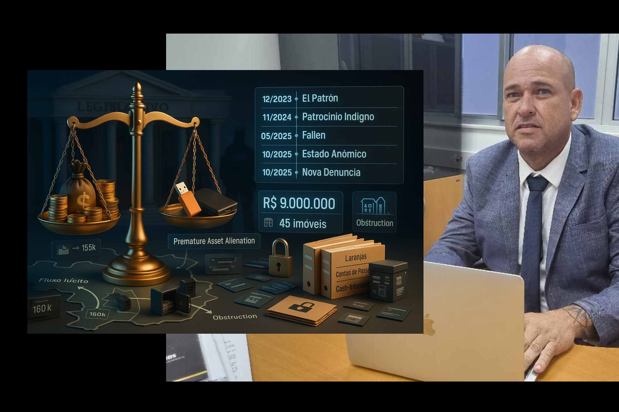 MPBA apresenta nova denúncia contra deputado Binho Galinha por suposta continuidade em liderança de organização criminosa