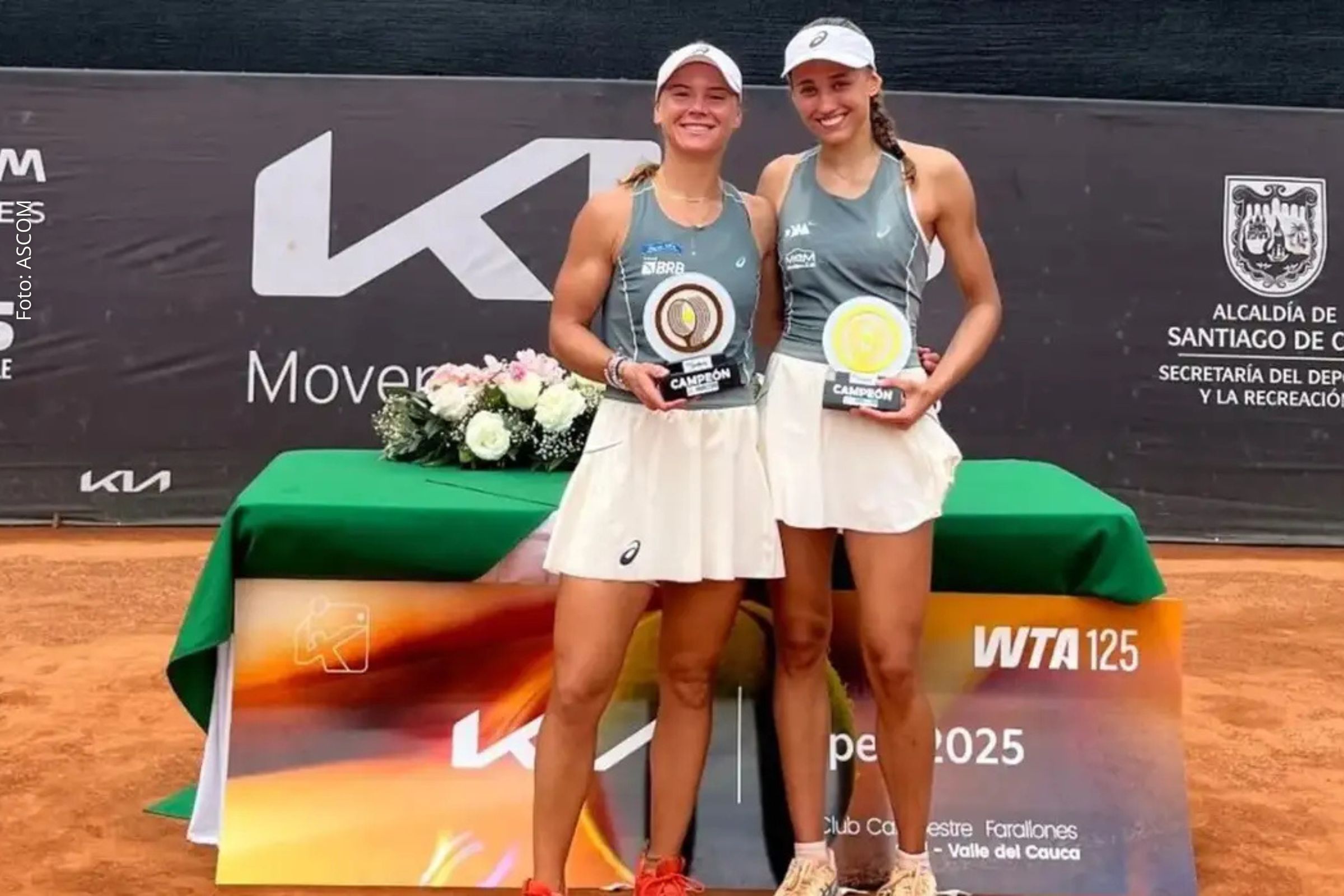 Laura Pigossi e Ana Candiotto conquistam título do WTA 125 de Cali na Colômbia