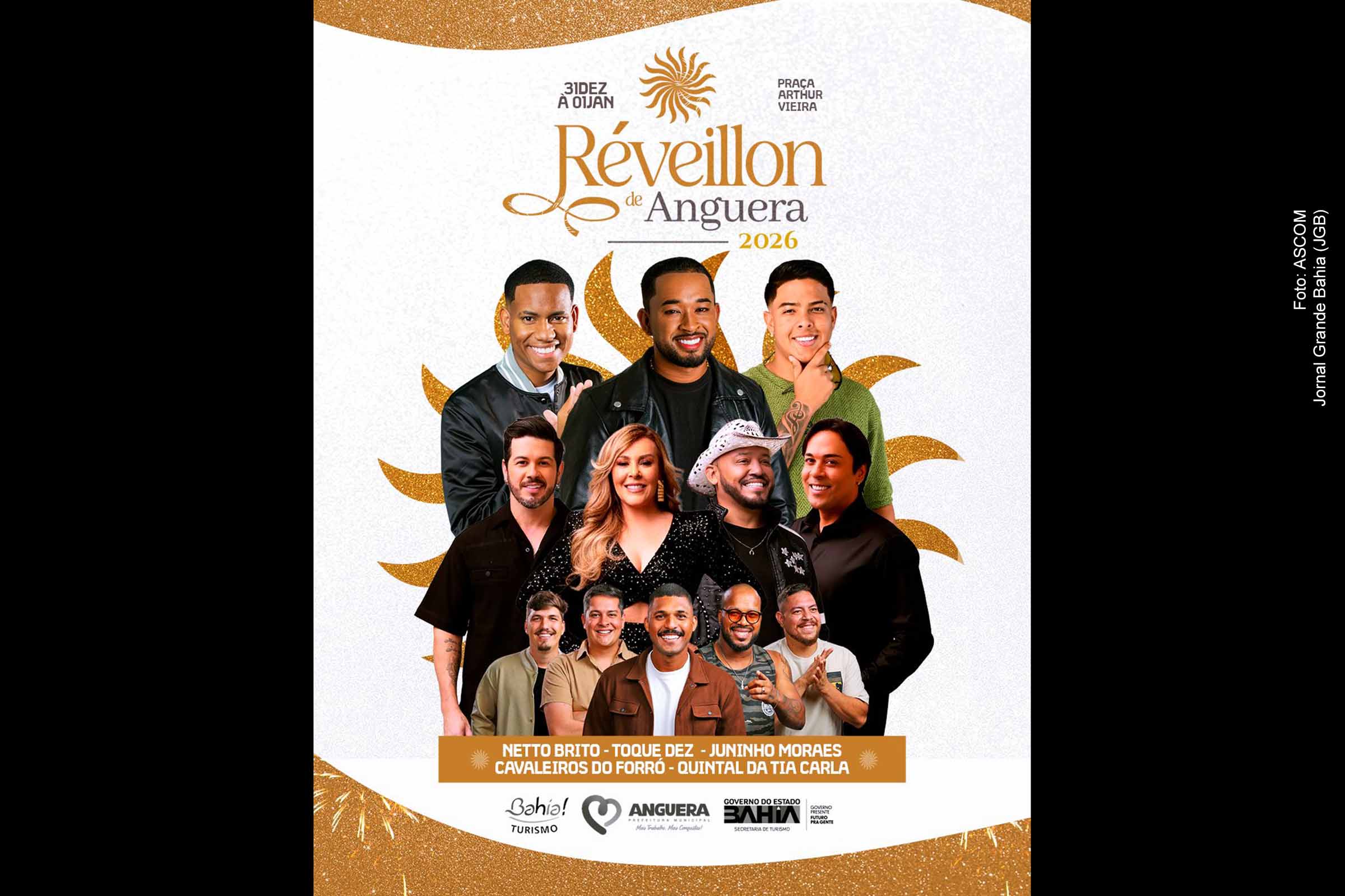 Réveillon 2026 em Anguera terá dois dias de festa e programação especial para moradores e visitantes