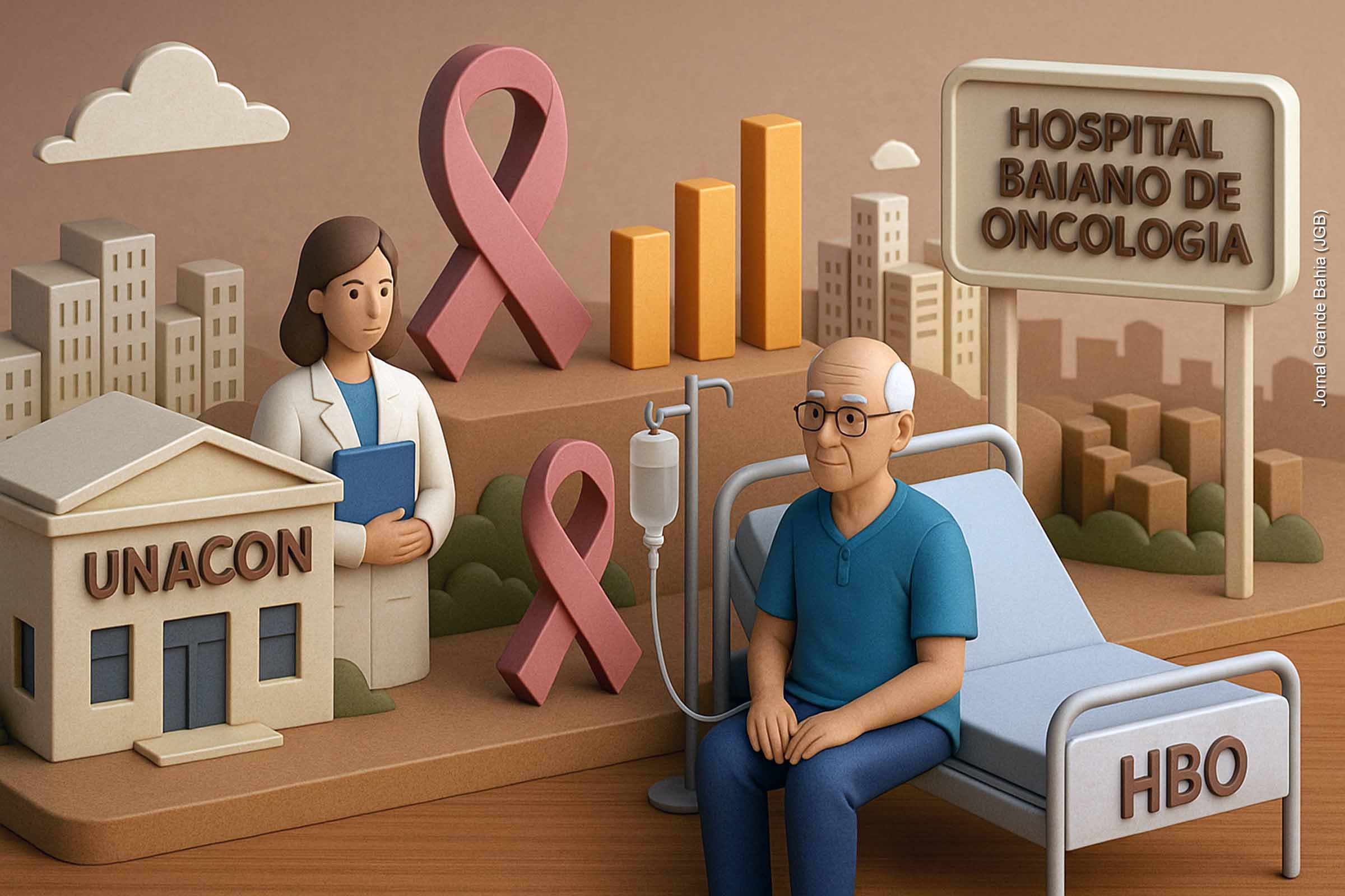 Feira de Santana enfrenta o crescimento dos casos de câncer impulsionado pelo envelhecimento populacional, maior acesso a exames e exposição a fatores de risco. A cidade reforça a assistência por meio da UNACON do Hospital Dom Pedro de Alcântara, que já tratou mais de 11.700 pacientes, e prepara a expansão da rede oncológica com o projeto do Hospital Baiano de Oncologia, iniciativa que promete ampliar tecnologia, capacidade e qualidade no atendimento regional.