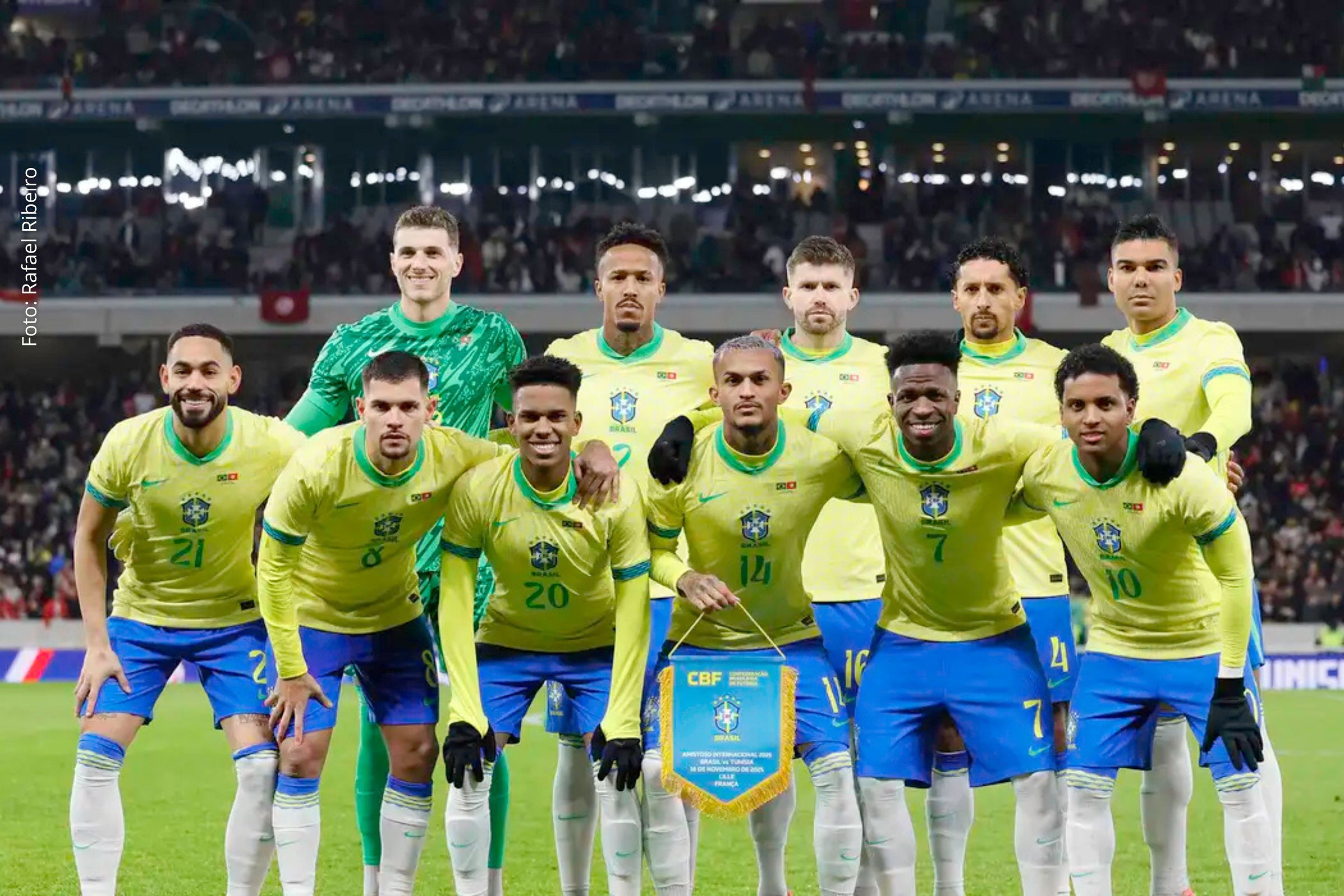 Seleção brasileira alcança a 5ª posição e integra o Pote 1 do sorteio do Mundial.