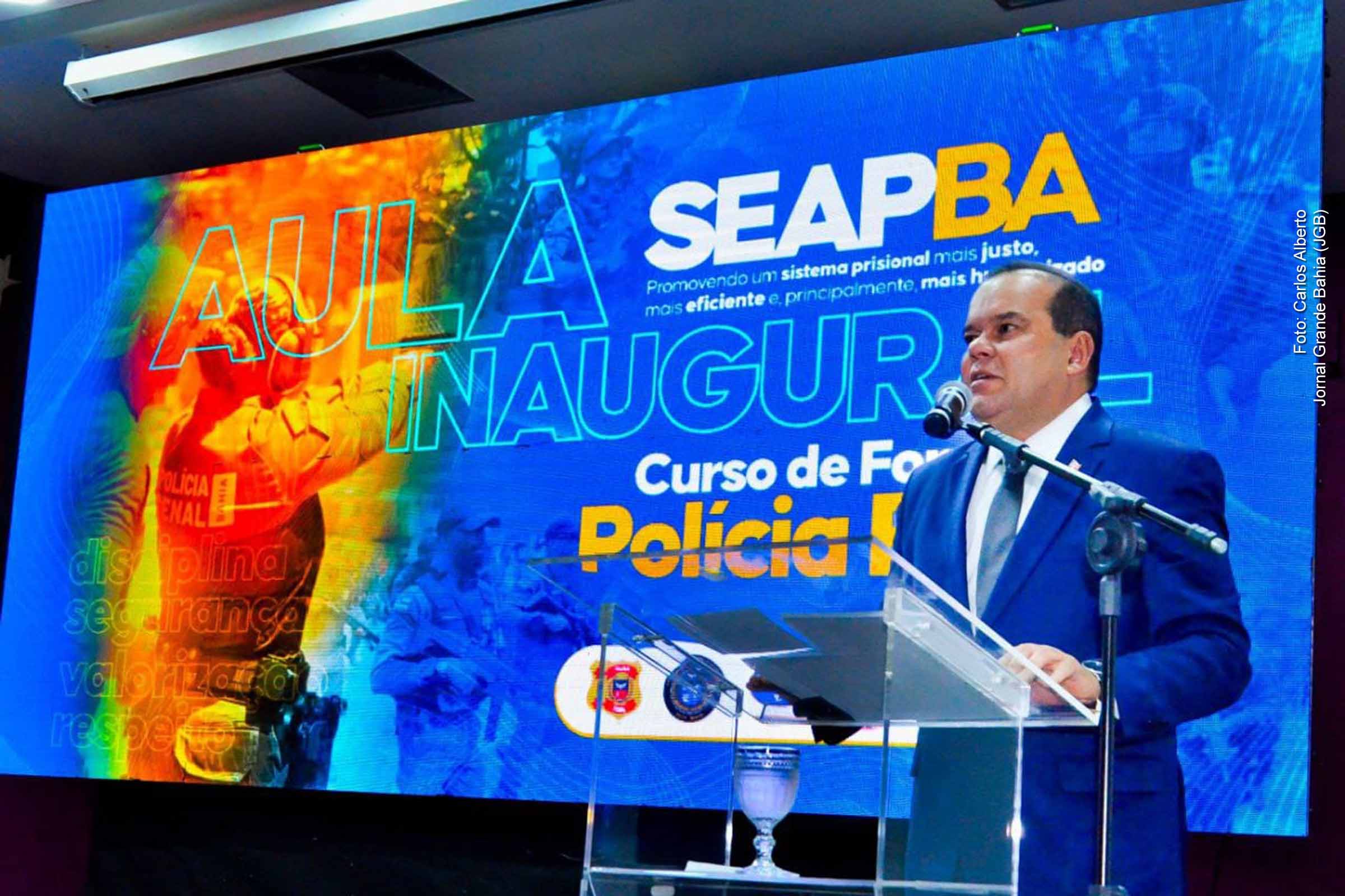 Governo da Bahia inicia formação de novos policiais penais e reforça compromisso com a segurança pública; Vice-governador Geraldo Junior comenta