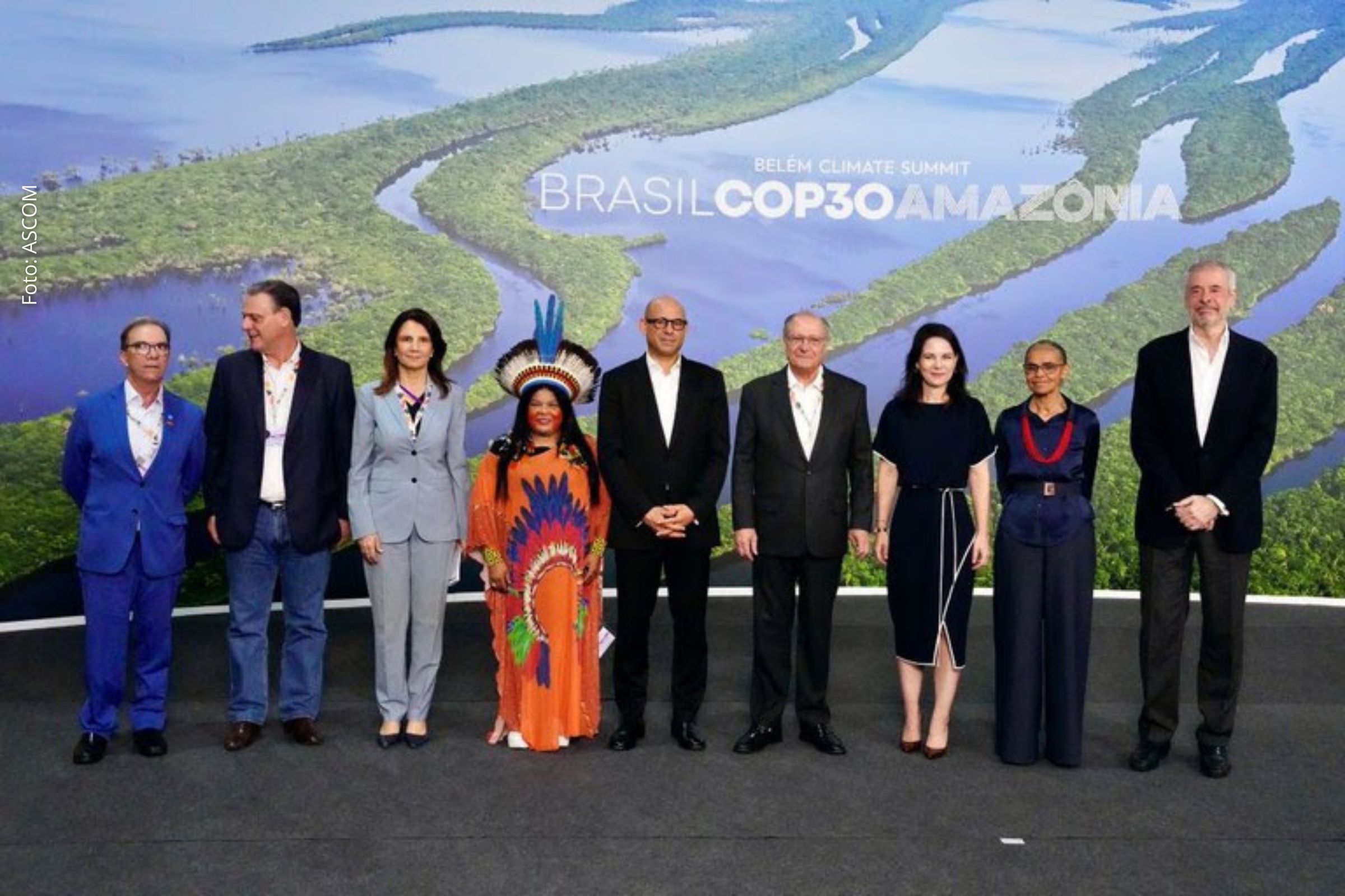 Vice-presidente destaca compromissos do Brasil em energia limpa, desmatamento e descarbonização industrial.