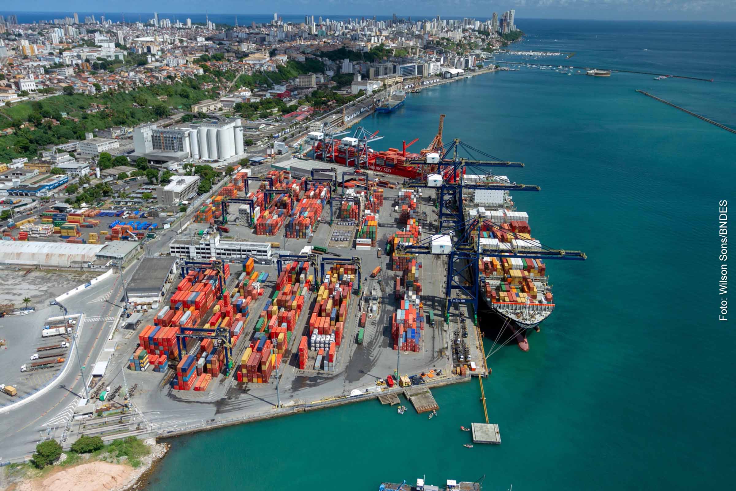 BNDES aprova R$ 848 milhões para expansão do Tecon Salvador e reforça integração logística e comercial do Nordeste