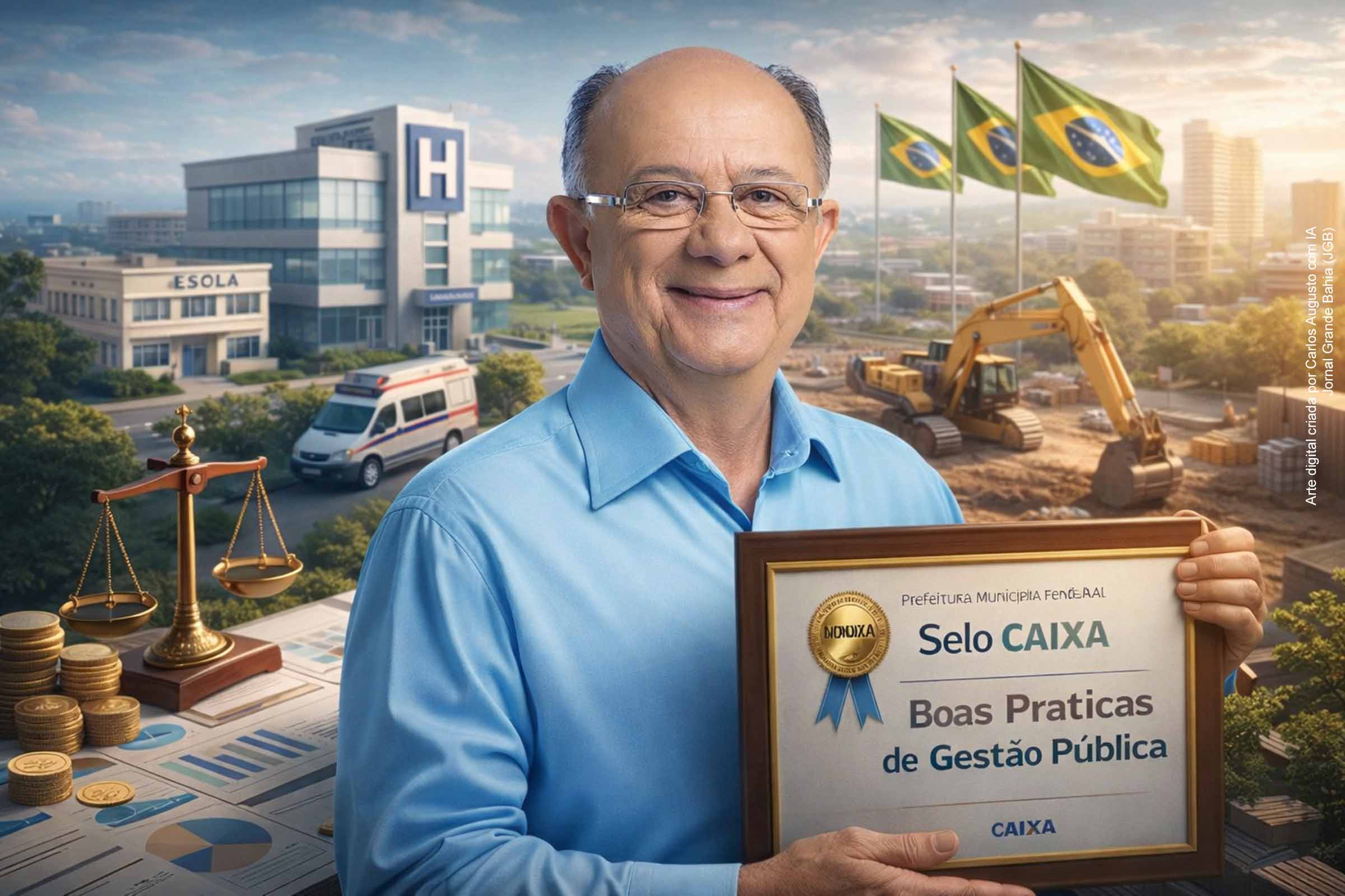 Balanço anual da gestão do prefeito José Ronaldo destaca avanços em serviços públicos, obras estruturantes e reconhecimento nacional de boas práticas administrativas em Feira de Santana