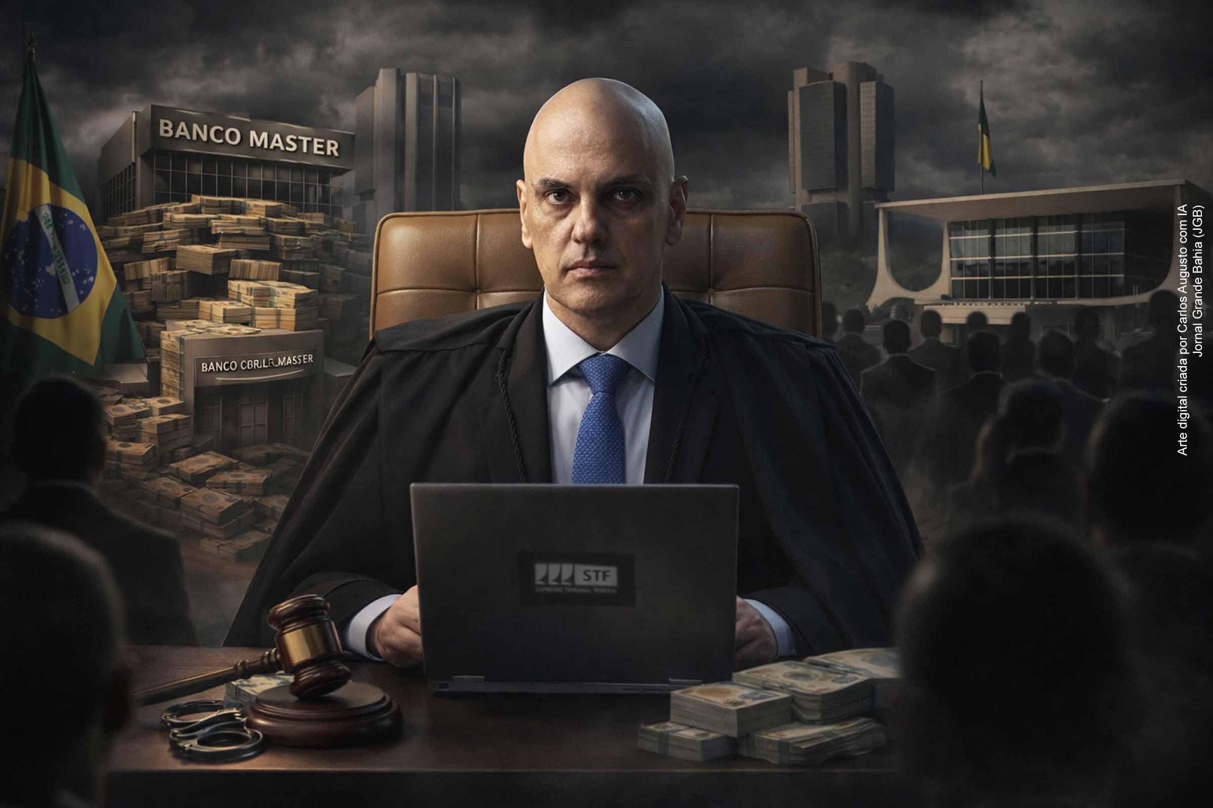 Caso Banco Master expõe STF a crise inédita, pressiona ministro Alexandre de Moraes e amplia tensão entre Judiciário, Governo e Sistema Financeiro Nacional