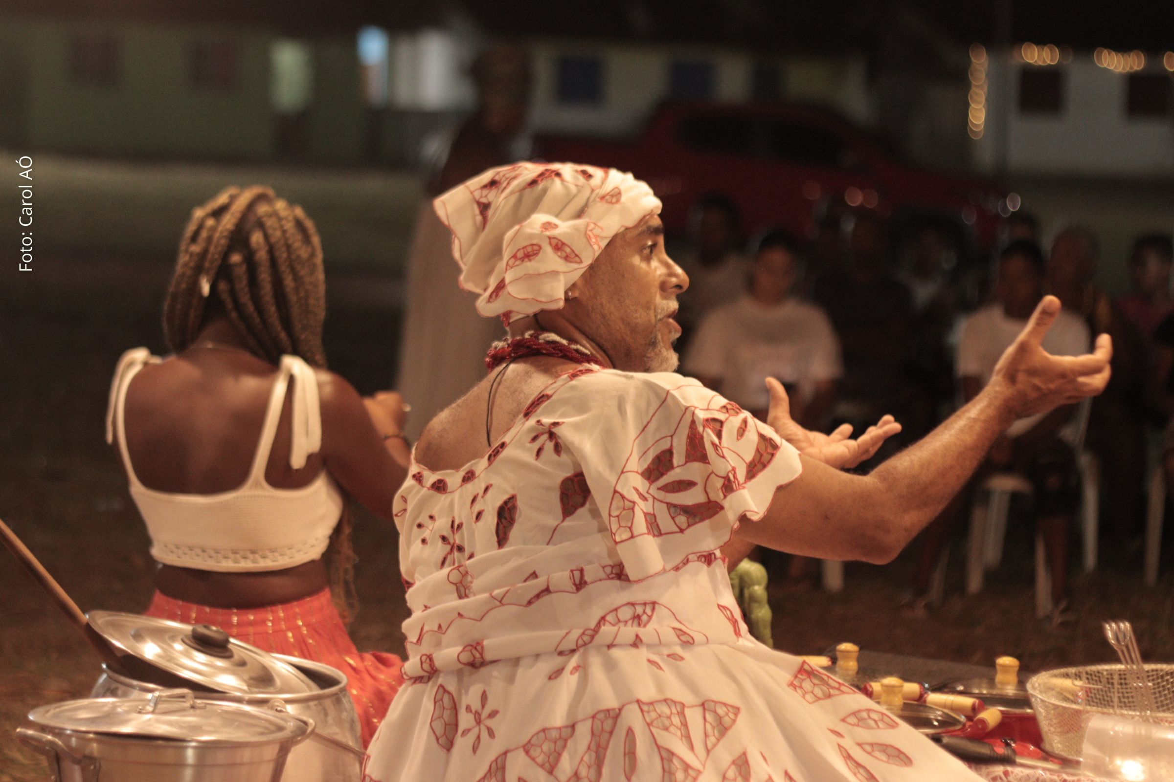 Projeto promove atividades formativas e performance Bola de Fogo em comunidade quilombola.