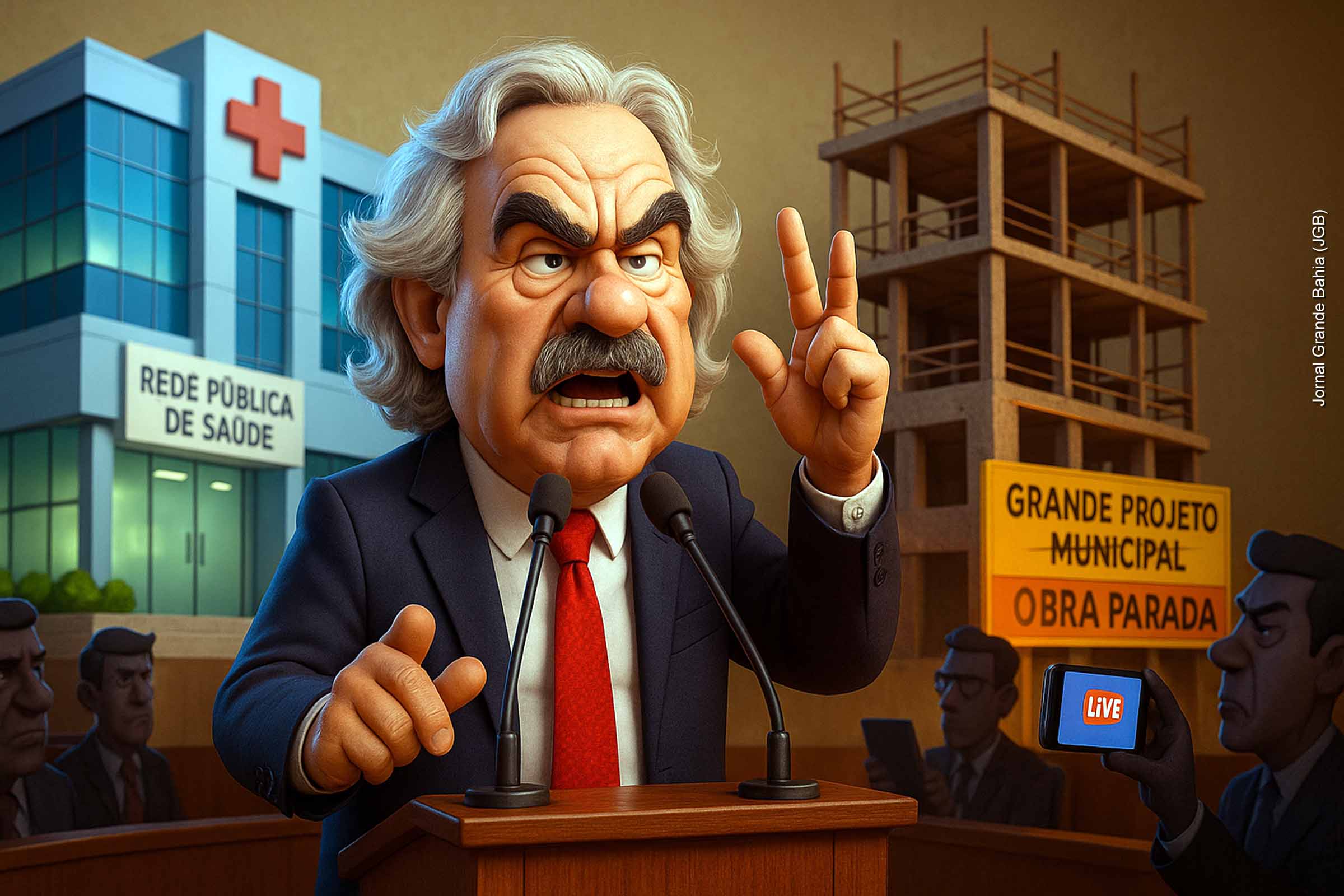 Governador Jerônimo intensifica investimentos em saúde na Bahia enquanto oposição mantém críticas políticas, diz deputado Marcelino Galo