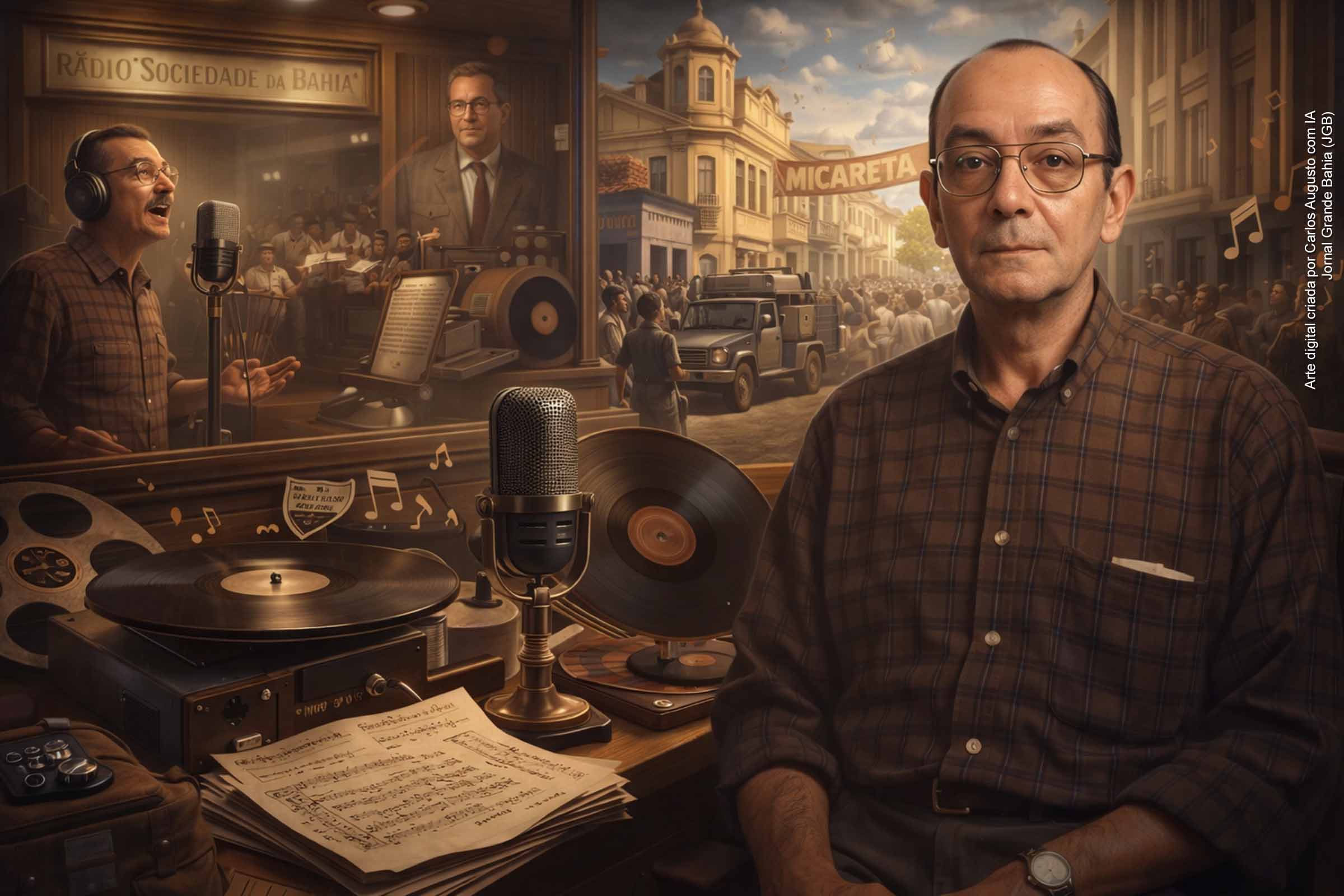 Dourival Oliveira gravou 25 músicas em um único dia e marcou a história da Micareta de Feira de Santana em 1948