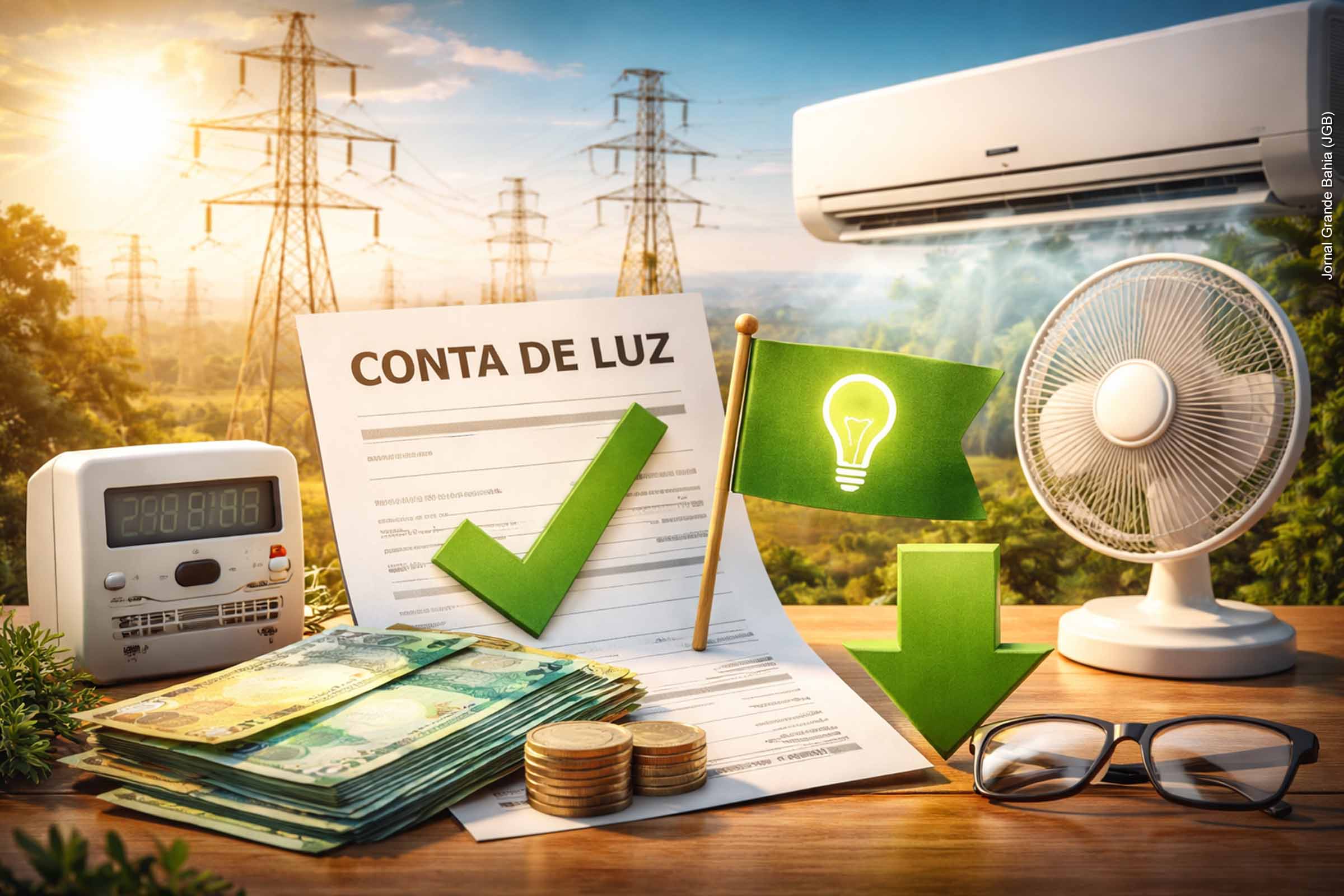 Energia mais barata em janeiro de 2026: Aneel define bandeira verde e elimina cobrança extra na conta de luz