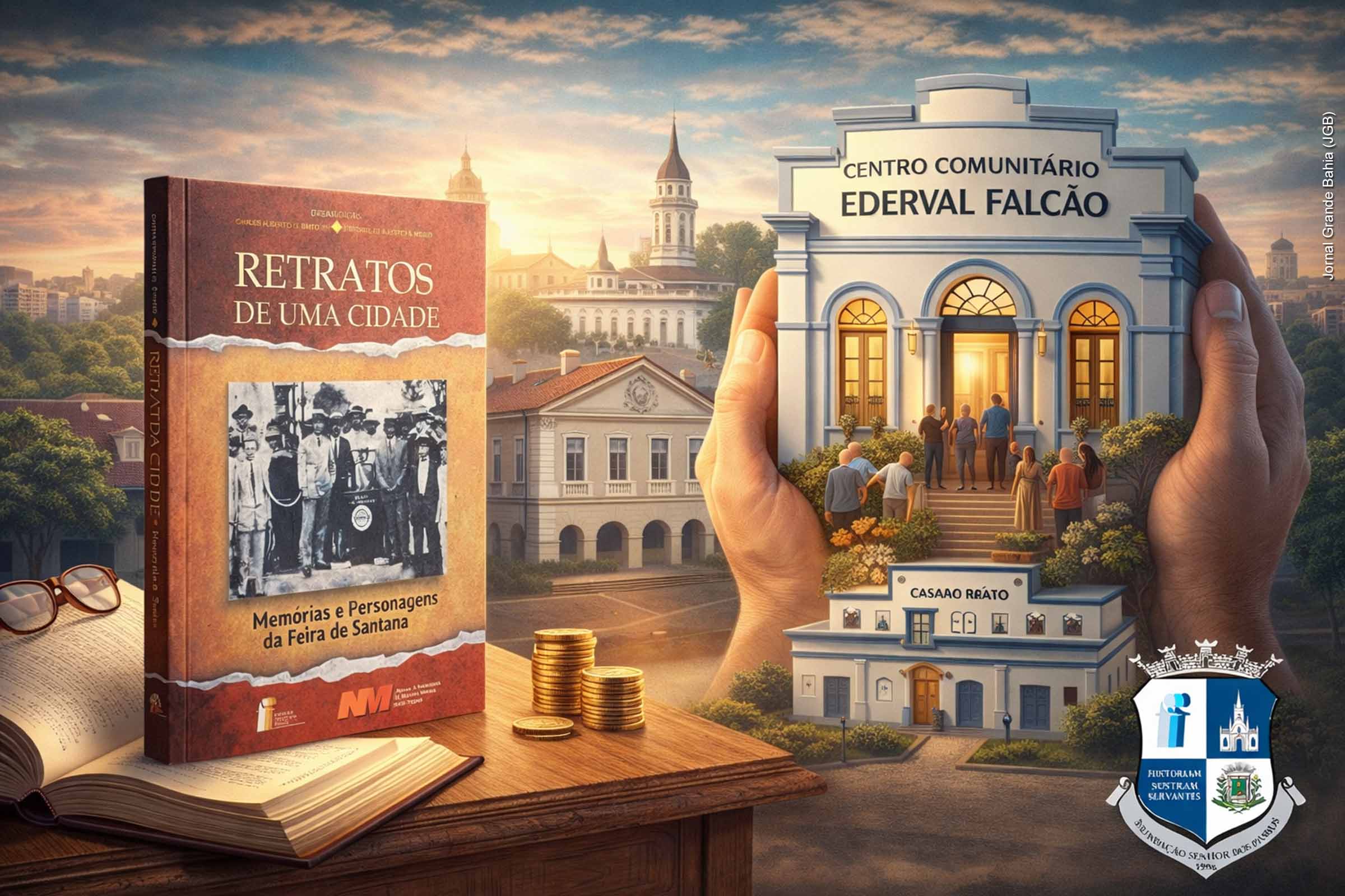 Feira de Santana: Fundação Senhor dos Passos lança livro “Retratos de uma Cidade” com renda destinada ao Centro Comunitário Ederval Falcão