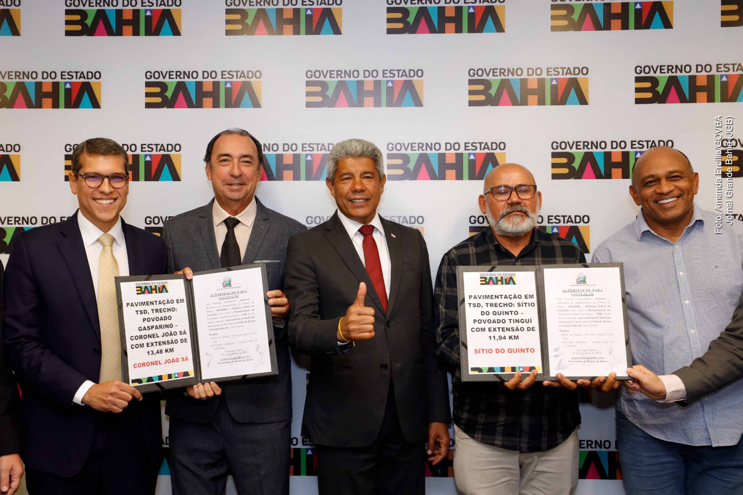 Governador Jerônimo autoriza licitação para pavimentar 24 km da BA-084 entre Sítio do Quinto e Coronel João Sá