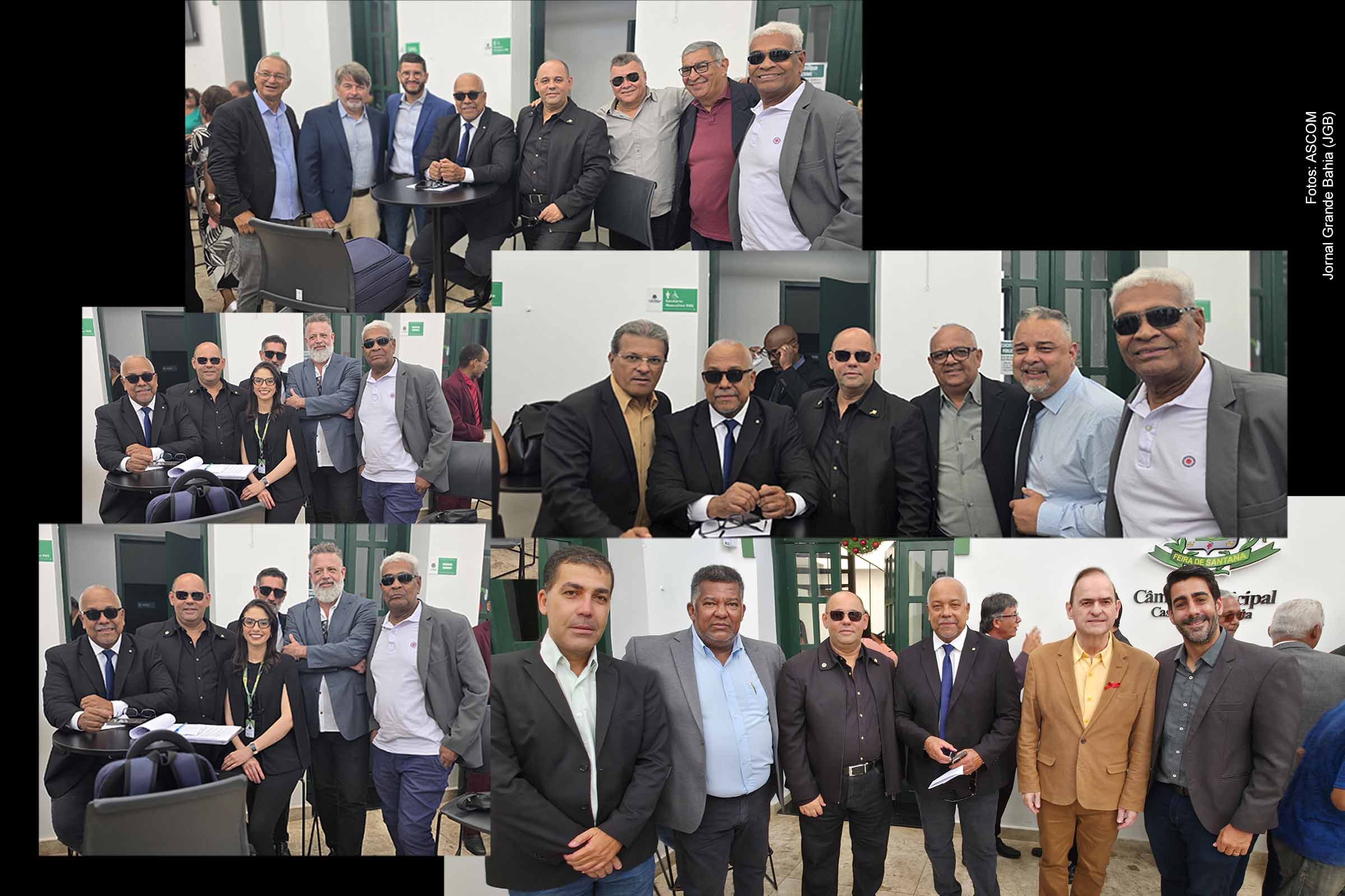 Sessão especial da Câmara Municipal de Feira de Santana, realizada em 11/12/2025, no plenário da Casa Legislativa, durante a entrega do Troféu Arnold Silva, com presença de vereadores, profissionais da comunicação e do secretário de Comunicação, Joilton Freitas.