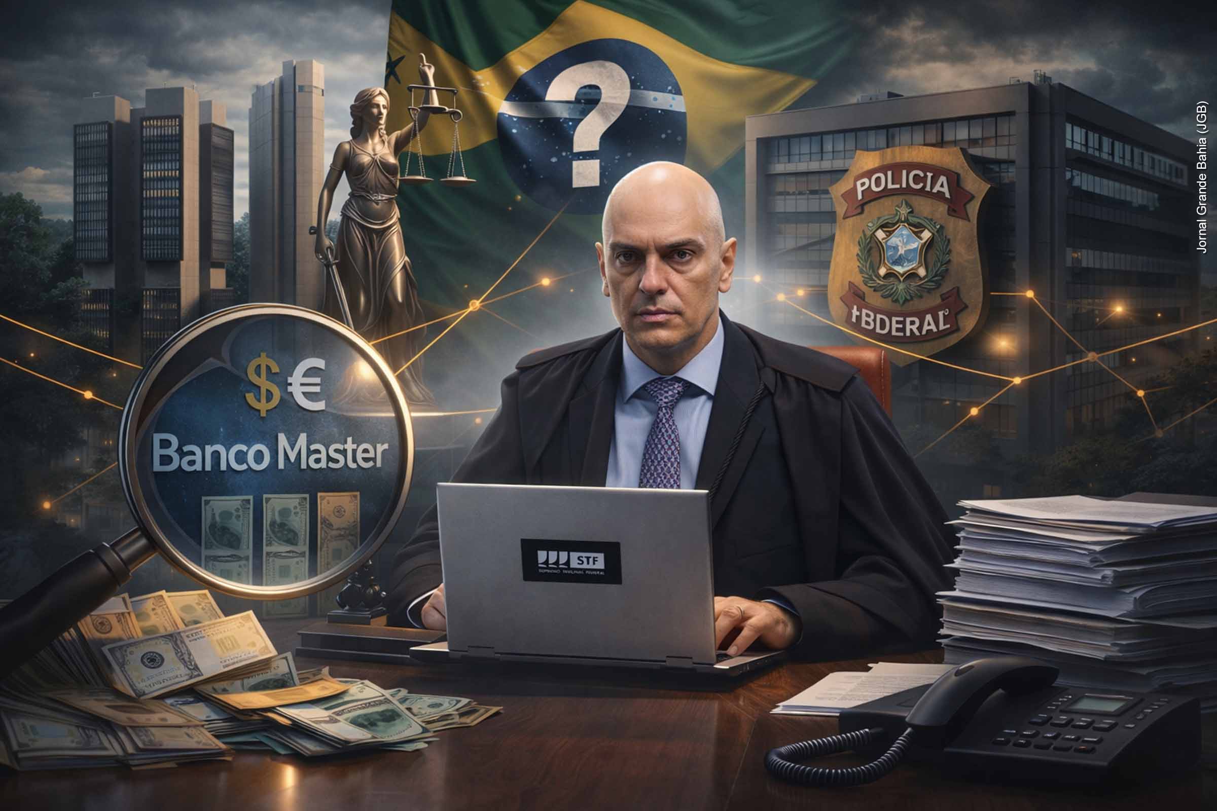 Suspeitas de pressão sobre Banco Central e PF ampliam crise institucional envolvendo ministro Alexandre de Moraes e o caso Banco Master