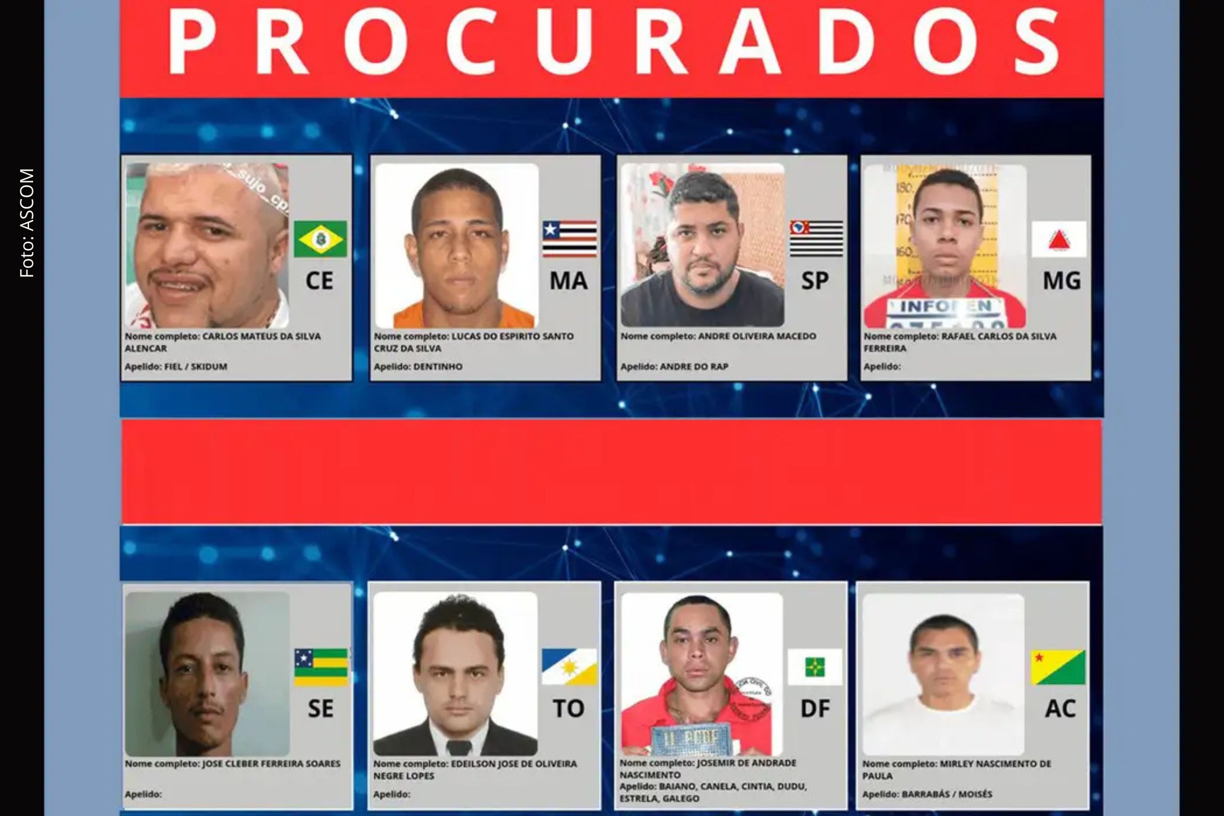 Ministério da Justiça lança plataforma nacional com lista de foragidos prioritários e diretrizes do Programa Captura