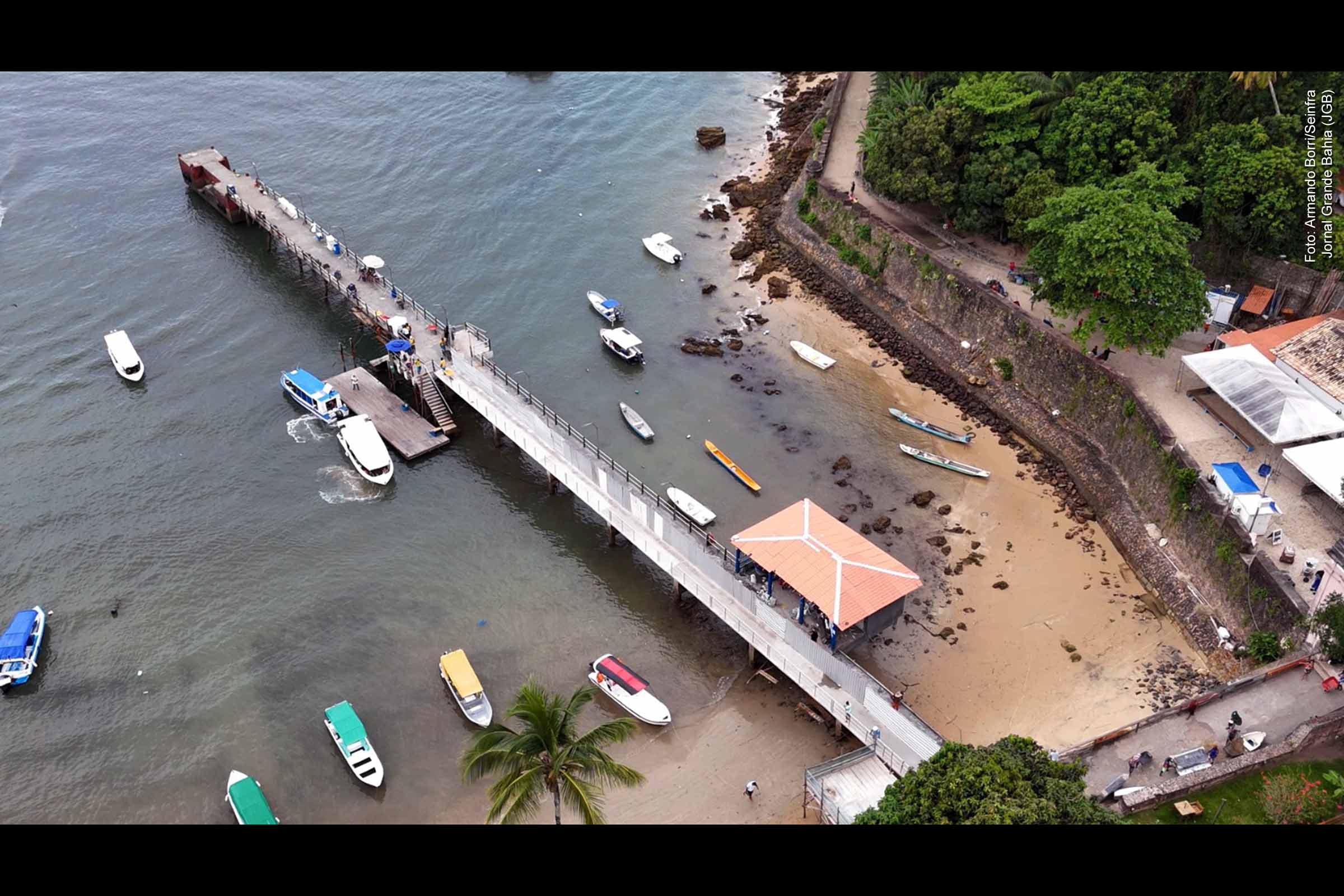 Governo Jerônimo investe R$ 8,8 milhões na recuperação dos atracadouros de Morro de São Paulo e Gamboa do Morro