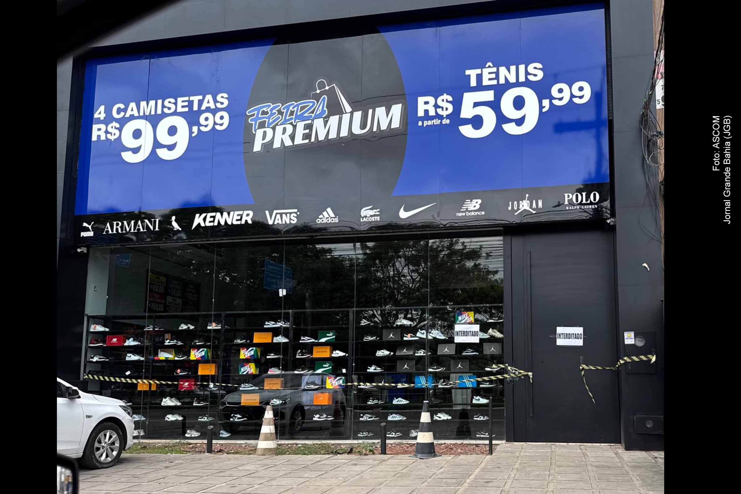 Roubo de mercadorias apreendidas expõe cadeia de falsificação chinesa em Feira de Santana e reacende debate sobre controle do comércio ilegal