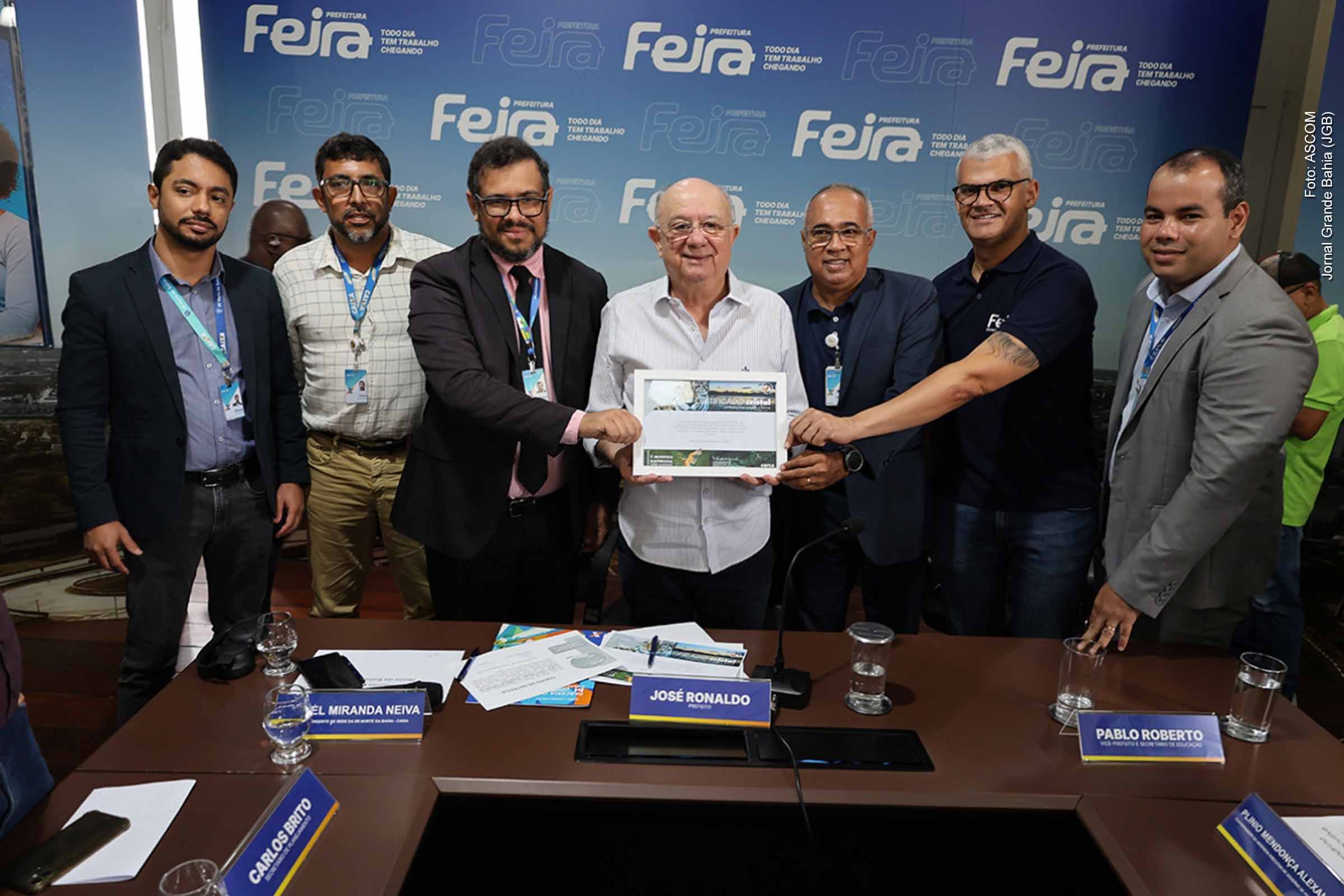 Selo CAIXA reconhece eficiência administrativa e boas práticas da Prefeitura de Feira de Santana; prefeito José Ronaldo comemora resultado