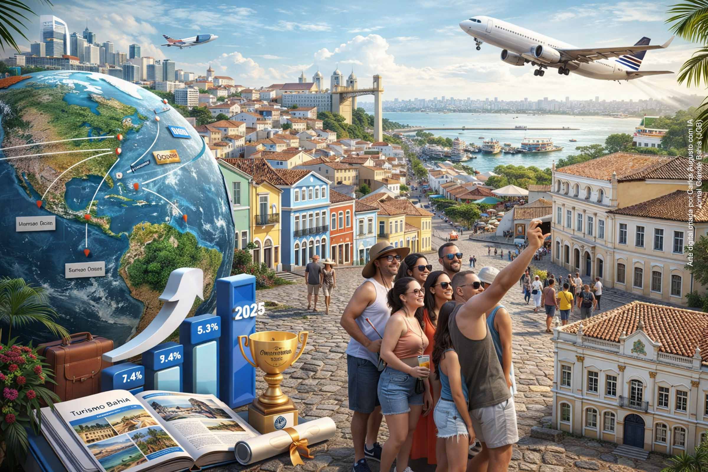 Turismo da Bahia bate recordes em 2025, supera média nacional e consolida liderança no Nordeste