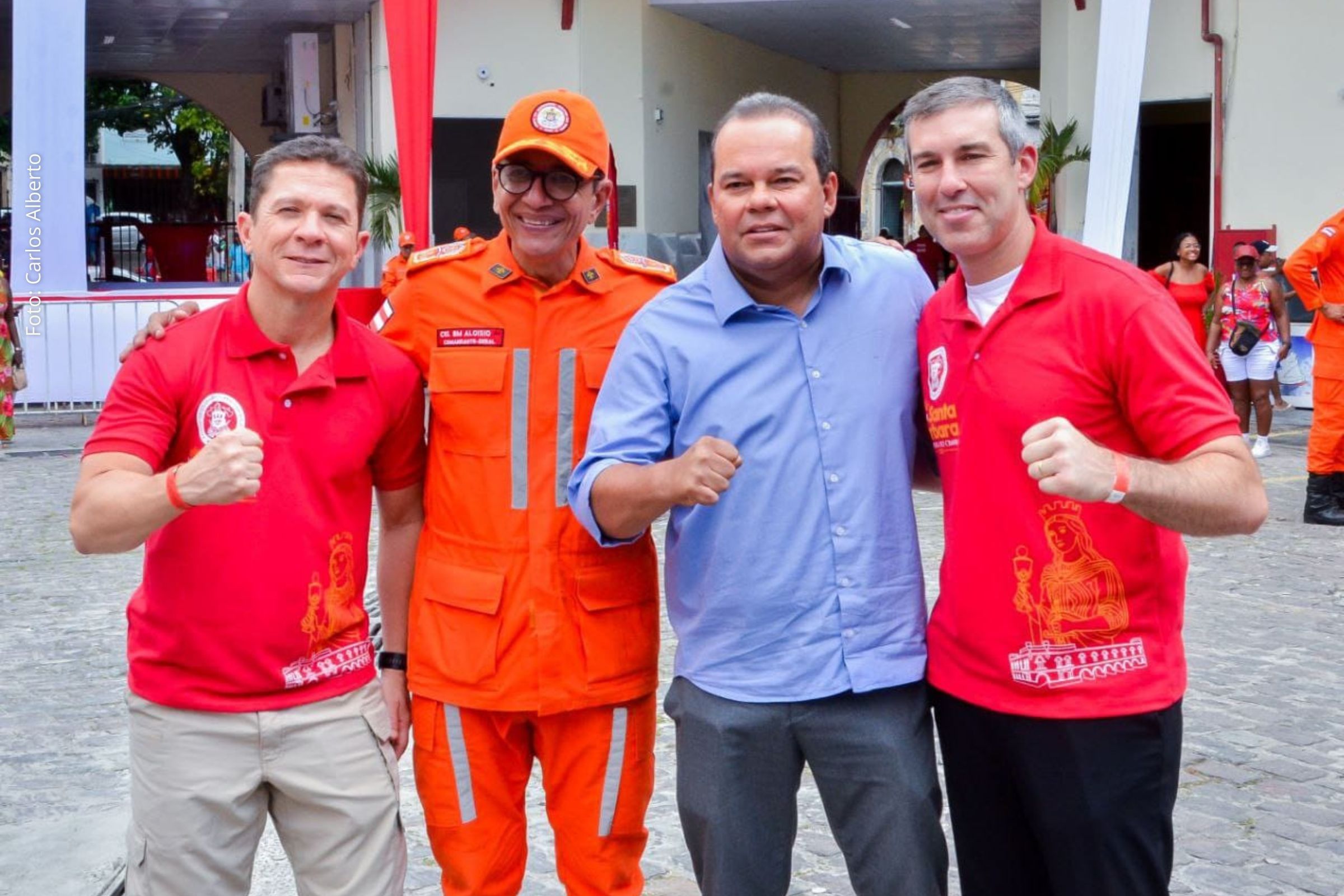Vice-governador Geraldo Júnior destaca missão do Corpo de Bombeiros e tradição de fé em homenagem a Santa Bárbara em Salvador