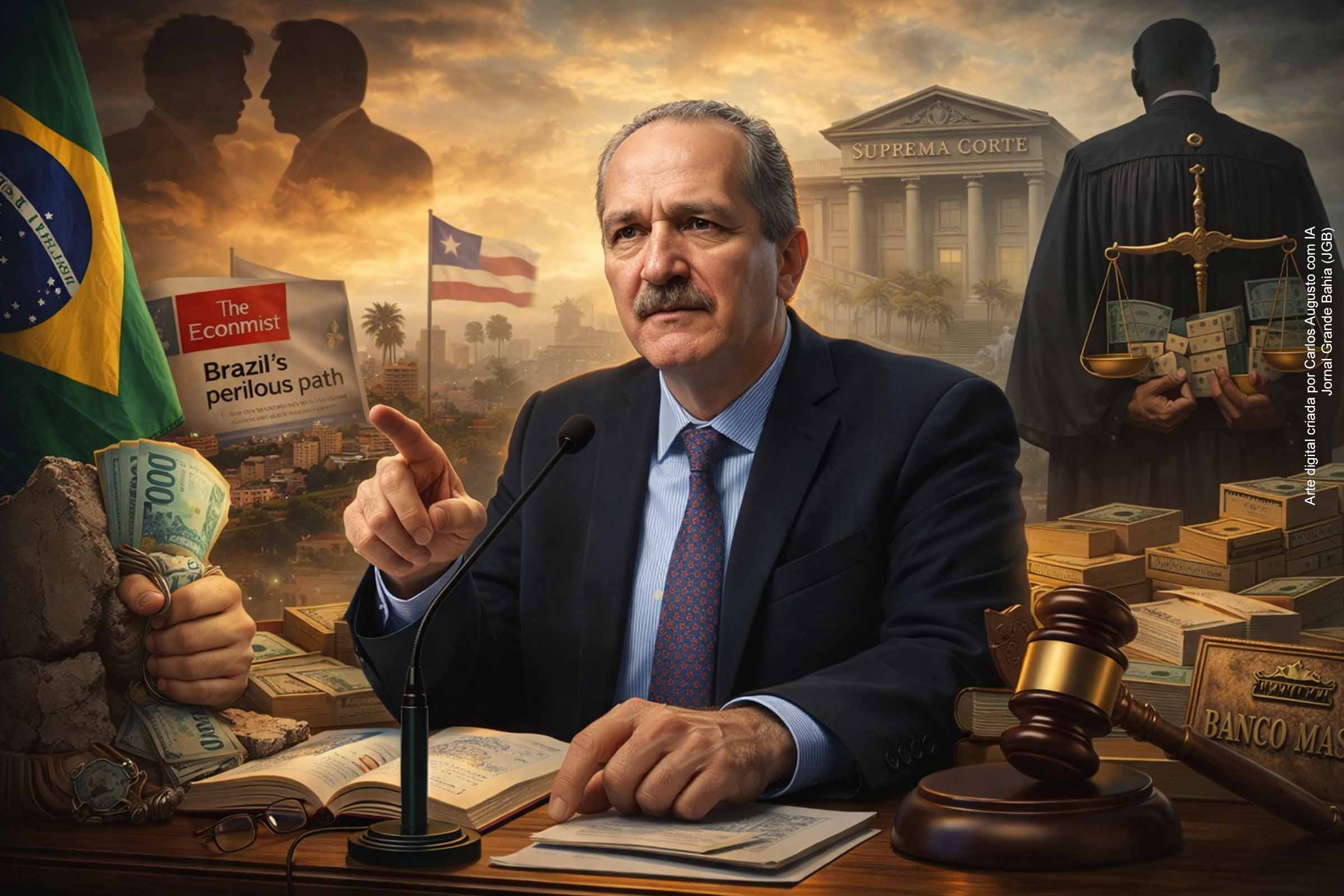 Artigo de Joaci Góes critica legado do PT, alerta para cenário político em 2026 e defende candidatura de Aldo Rebelo