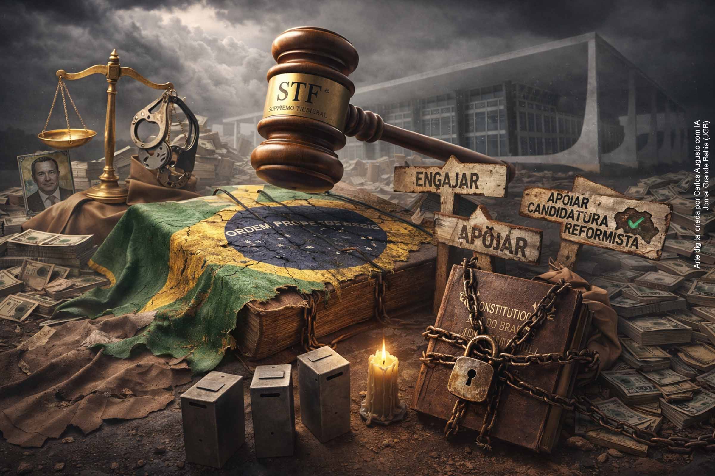 Artigo no Estadão critica atuação institucional e aponta riscos ao Estado de Direito no Brasil