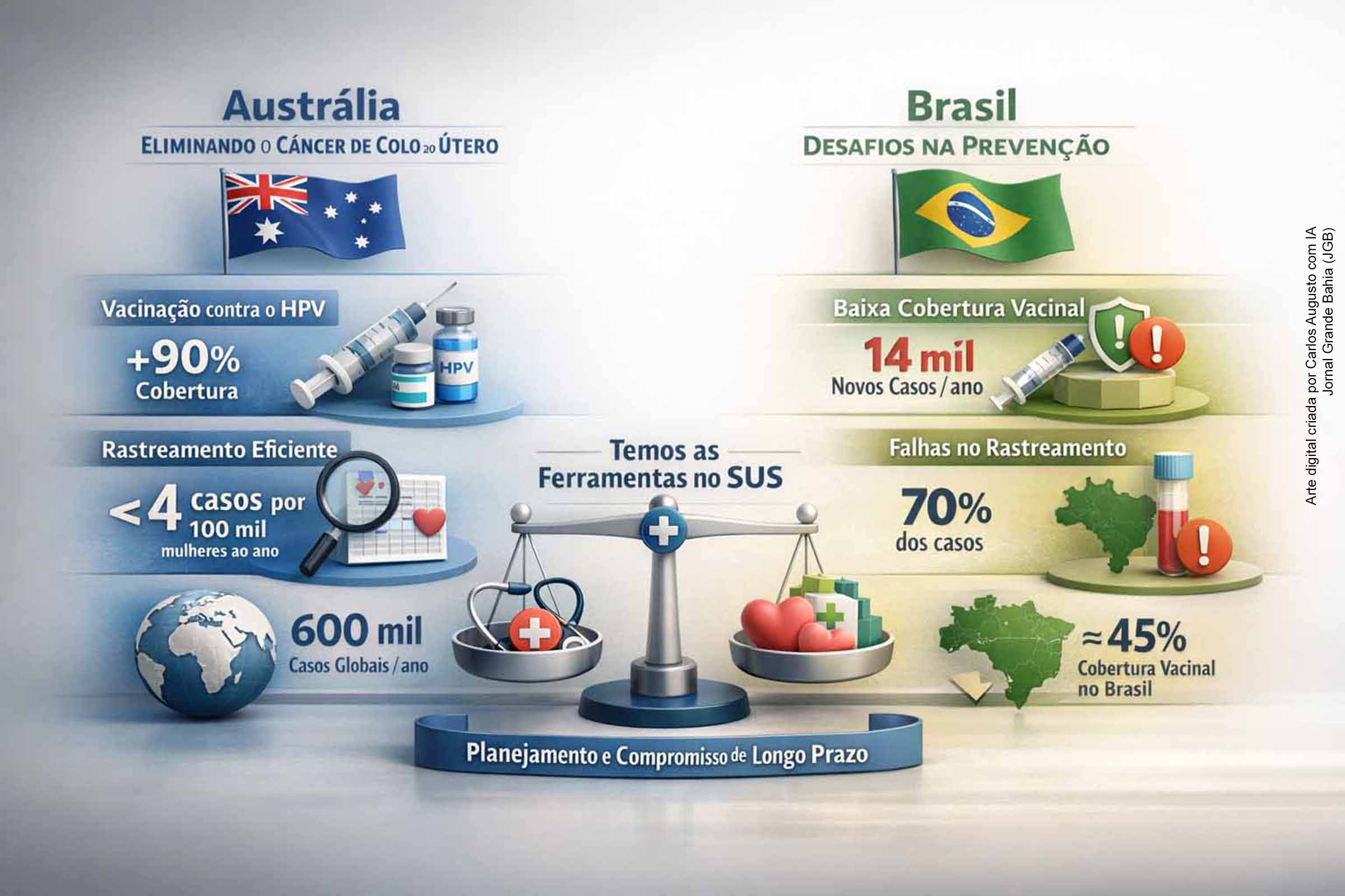A Austrália está prestes a eliminar o câncer de colo do útero — e o Brasil pode seguir o mesmo caminho | Por Thiago Vieira