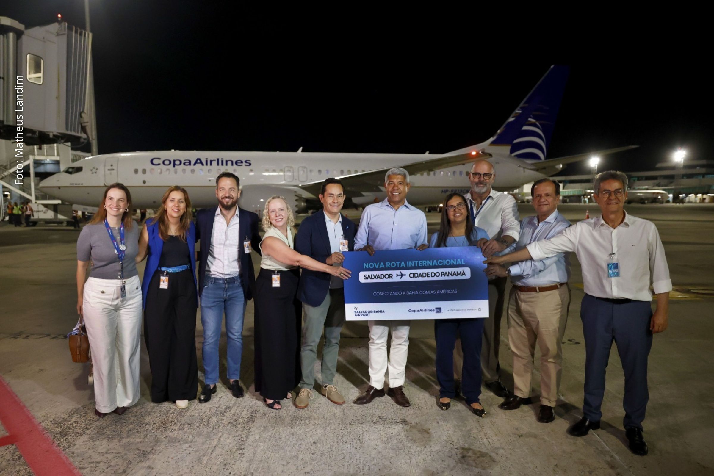 Bahia amplia conexão aérea com as Américas com voo direto do Panamá da Copa Airlines