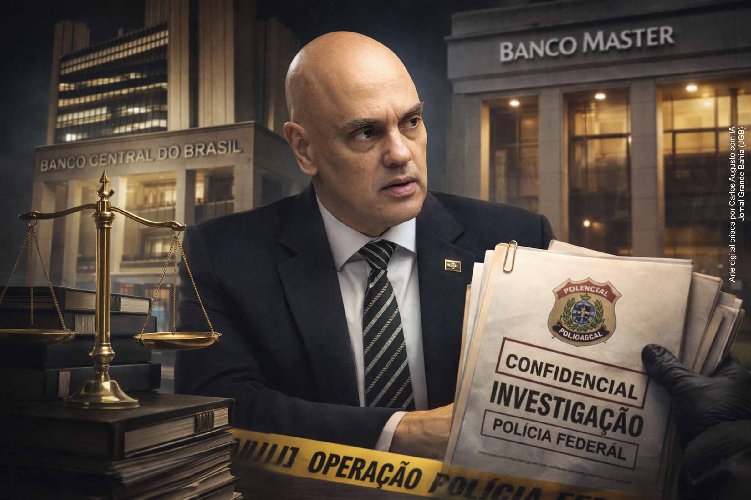 Banco Central impõe sigilo a comunicações com o ministro Alexandre de Moraes sobre a liquidação do Banco Master