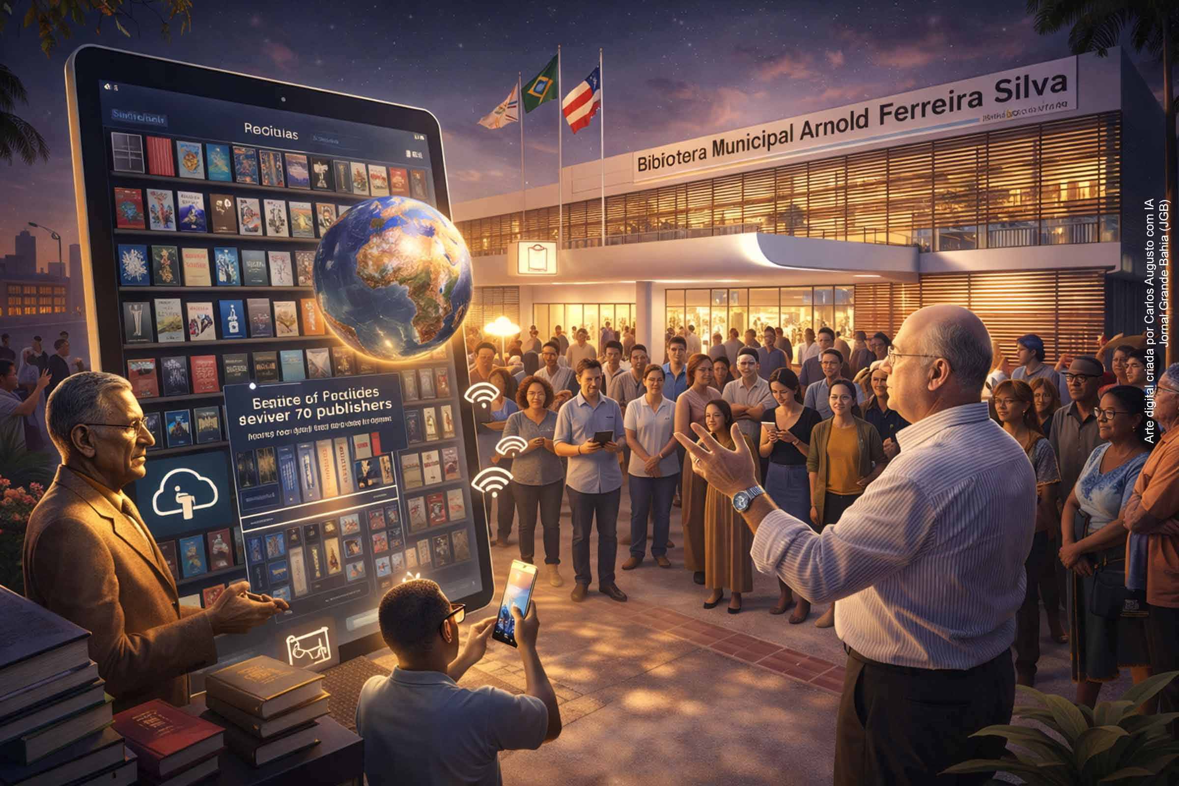 Biblioteca Municipal Arnold Ferreira da Silva é reinaugurada em Feira de Santana pelo prefeito José Ronaldo e reafirma papel histórico na preservação da memória da cidade