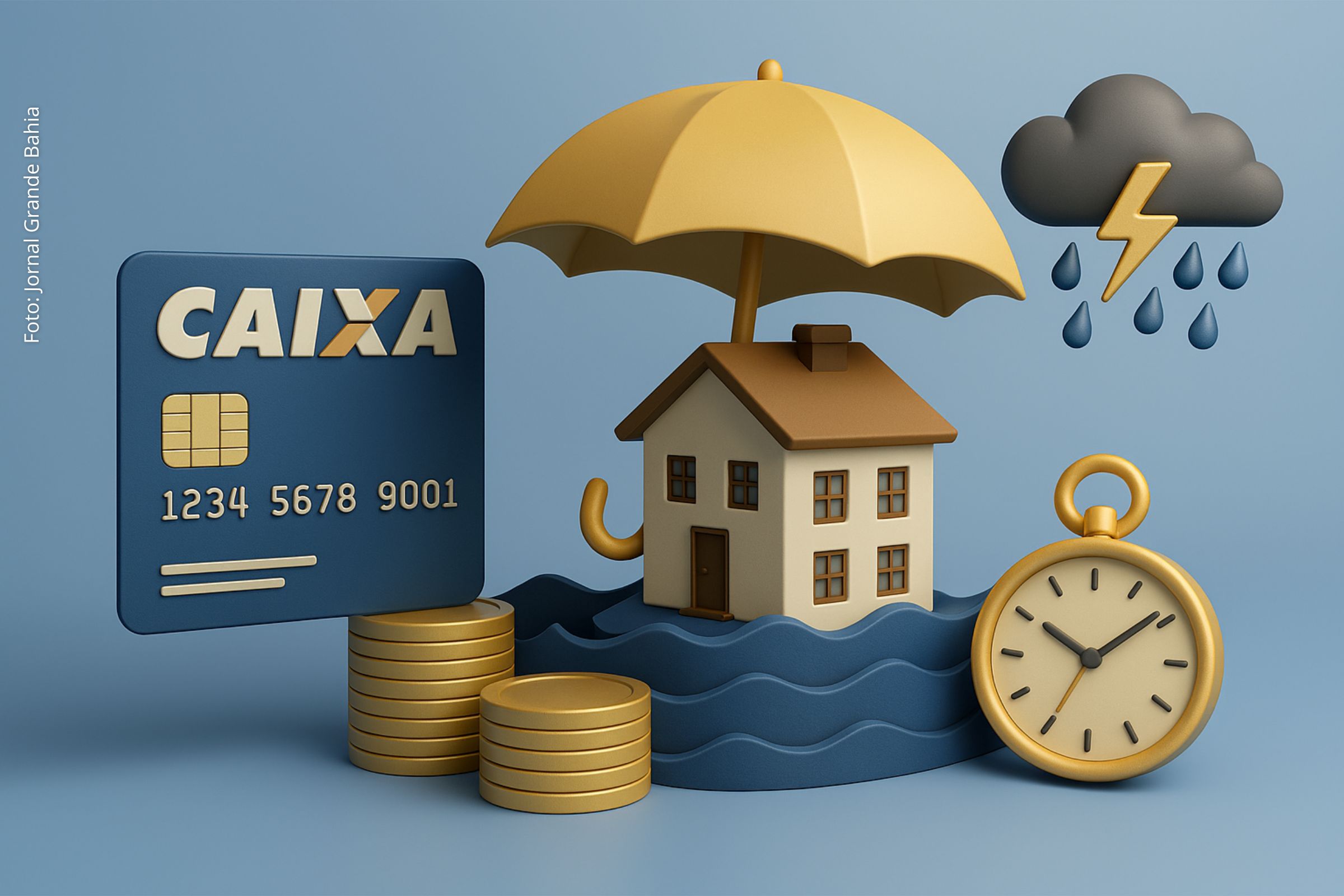 CAIXA libera saque calamidade do FGTS para moradores de Santa Maria da Vitória afetados por chuvas intensas