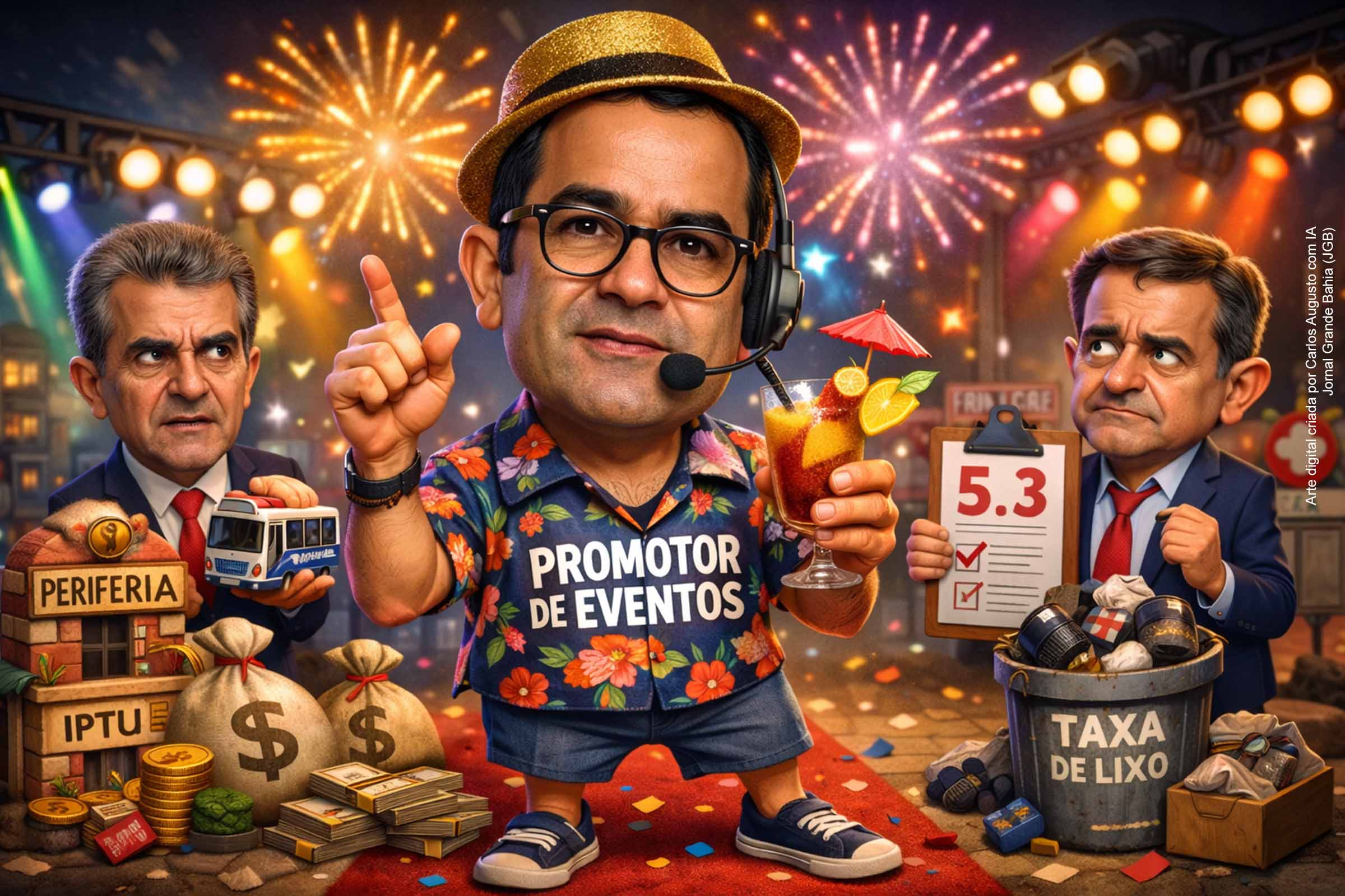 Deputado Robinson Almeida ironiza queda do prefeito Bruno Reis em pesquisa e critica gestão focada em eventos