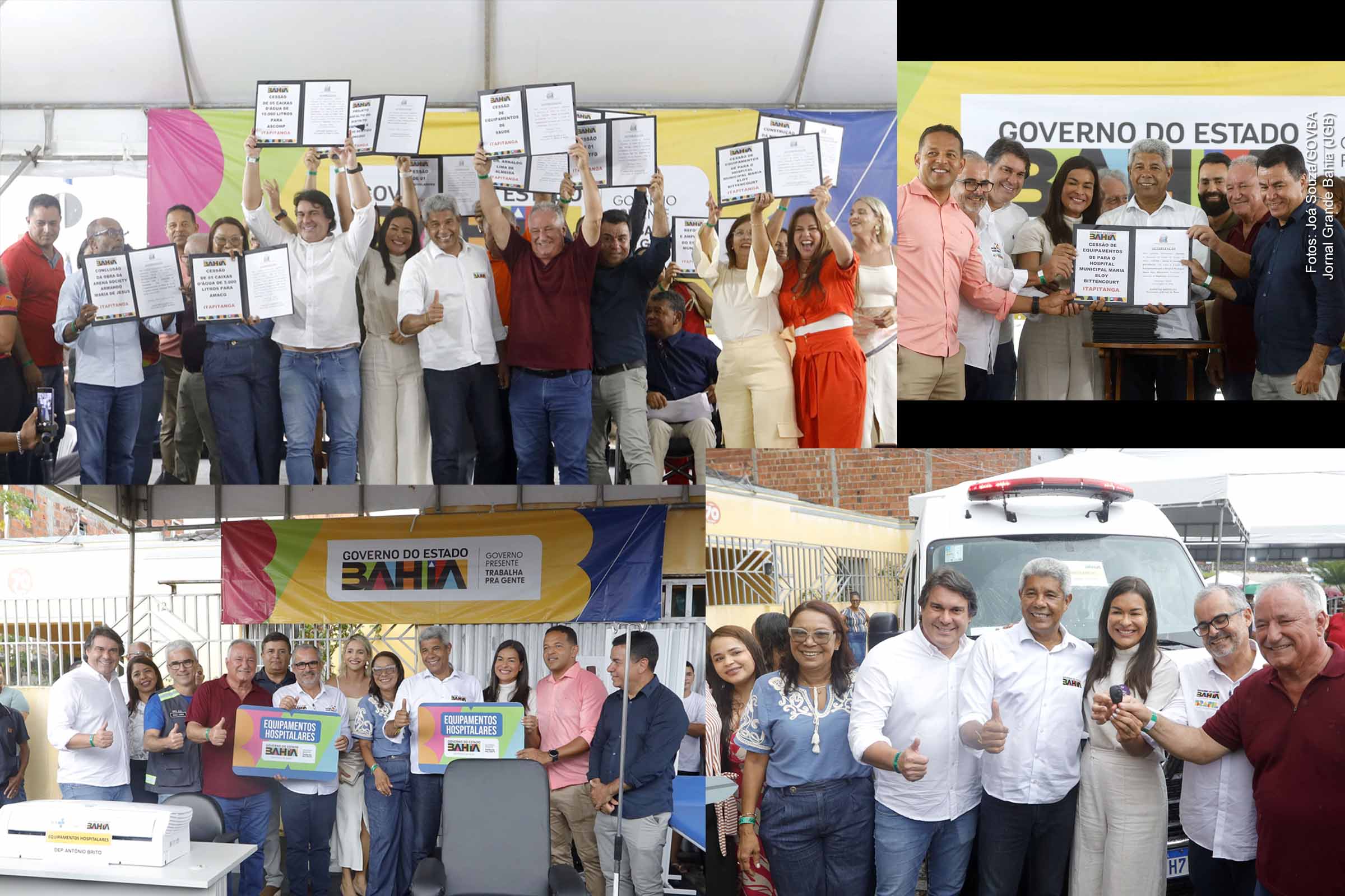 Governador Jerônimo entrega investimentos em saúde, educação e infraestrutura e autoriza obras estruturantes em Itapitanga