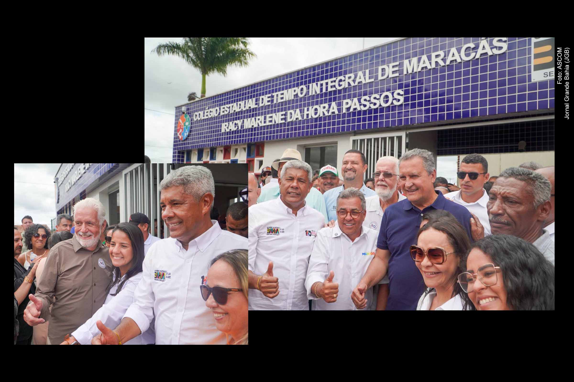 Governador Jerônimo cumpre agenda no sudoeste baiano com inauguração da 100ª escola estadual de novo padrão e entregas em quatro municípios com participações de Wagner e Rui Costa