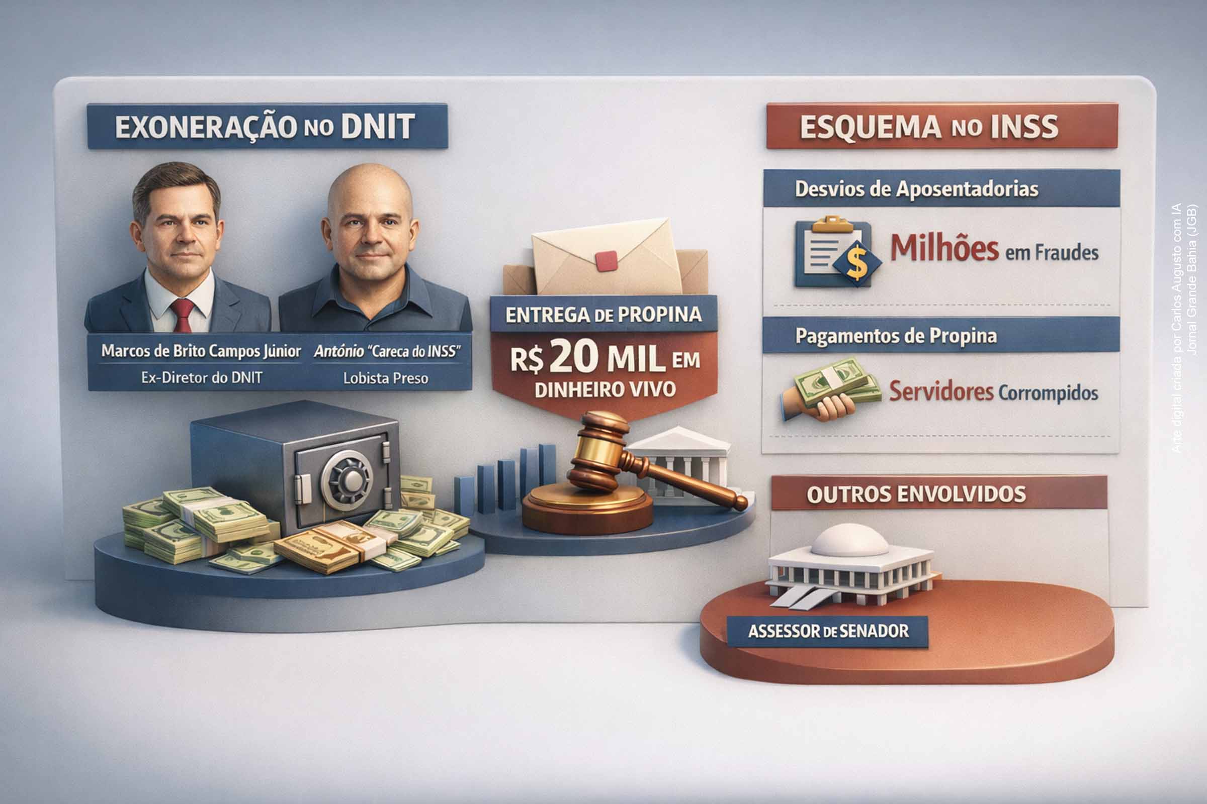Governo Lula exonera diretor do Dnit citado em investigação sobre propinas no INSS e amplia alcance da Operação Sem Desconto