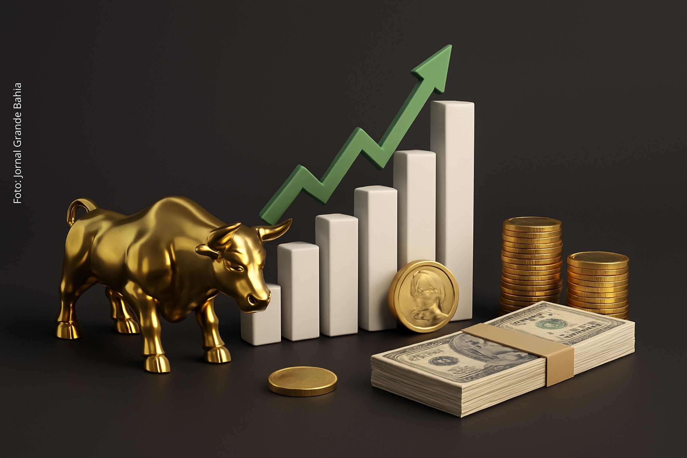 Bolsa supera 184 mil pontos, dólar permanece estável e alta do ouro reflete cenário de incerteza global