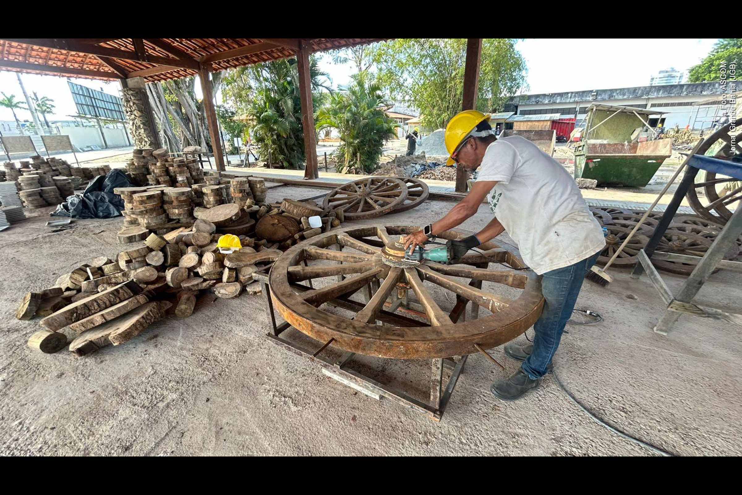 Obras no Centro de Cultura Amélio Amorim alcançam 70% de execução e entram na fase final em Feira de Santana, diz Governo Jerônimo
