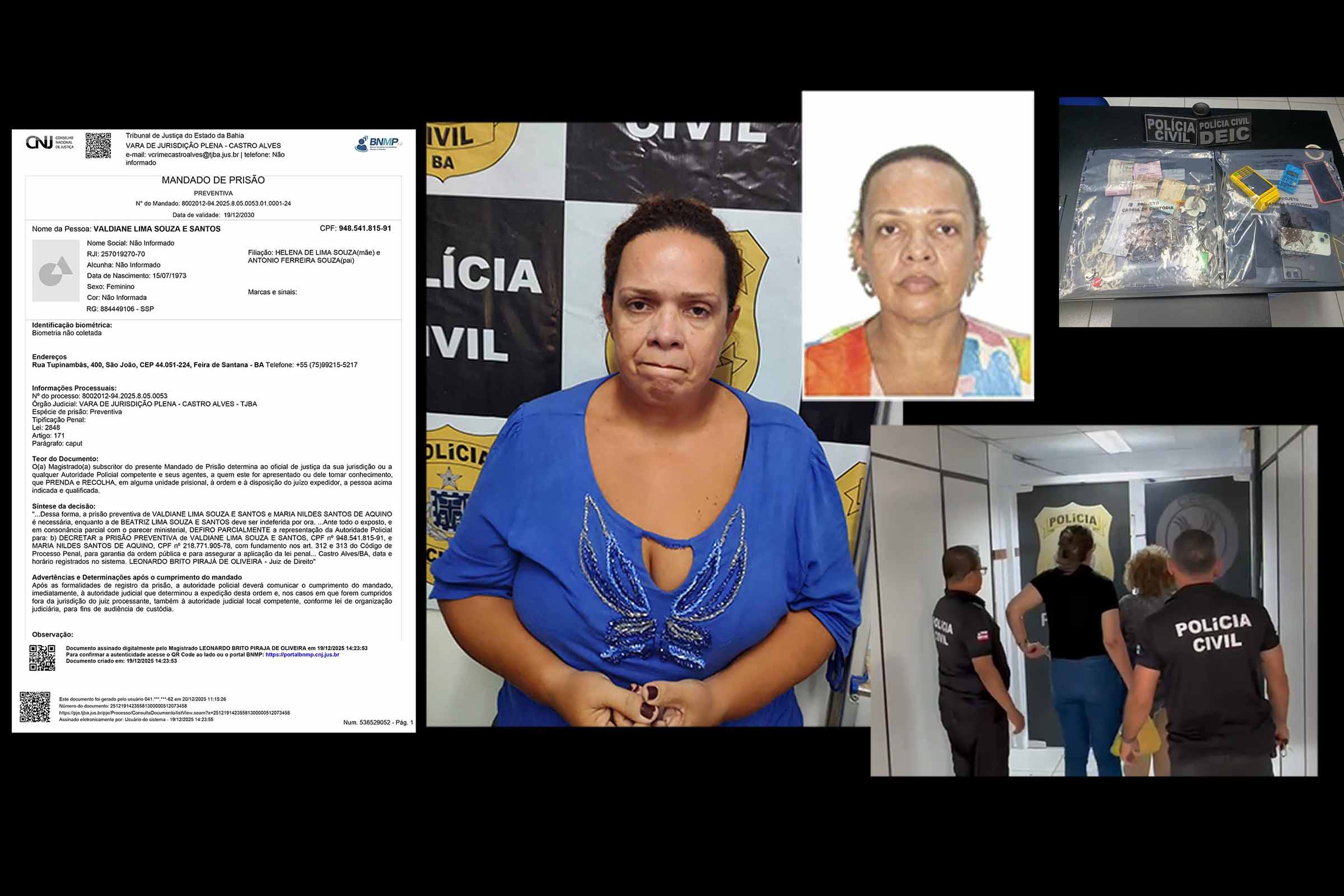 Polícia Civil prende corretora de imóveis Valdiane Lima Souza e Santos acusada de golpes superiores a R$ 2,5 milhões em Feira de Santana