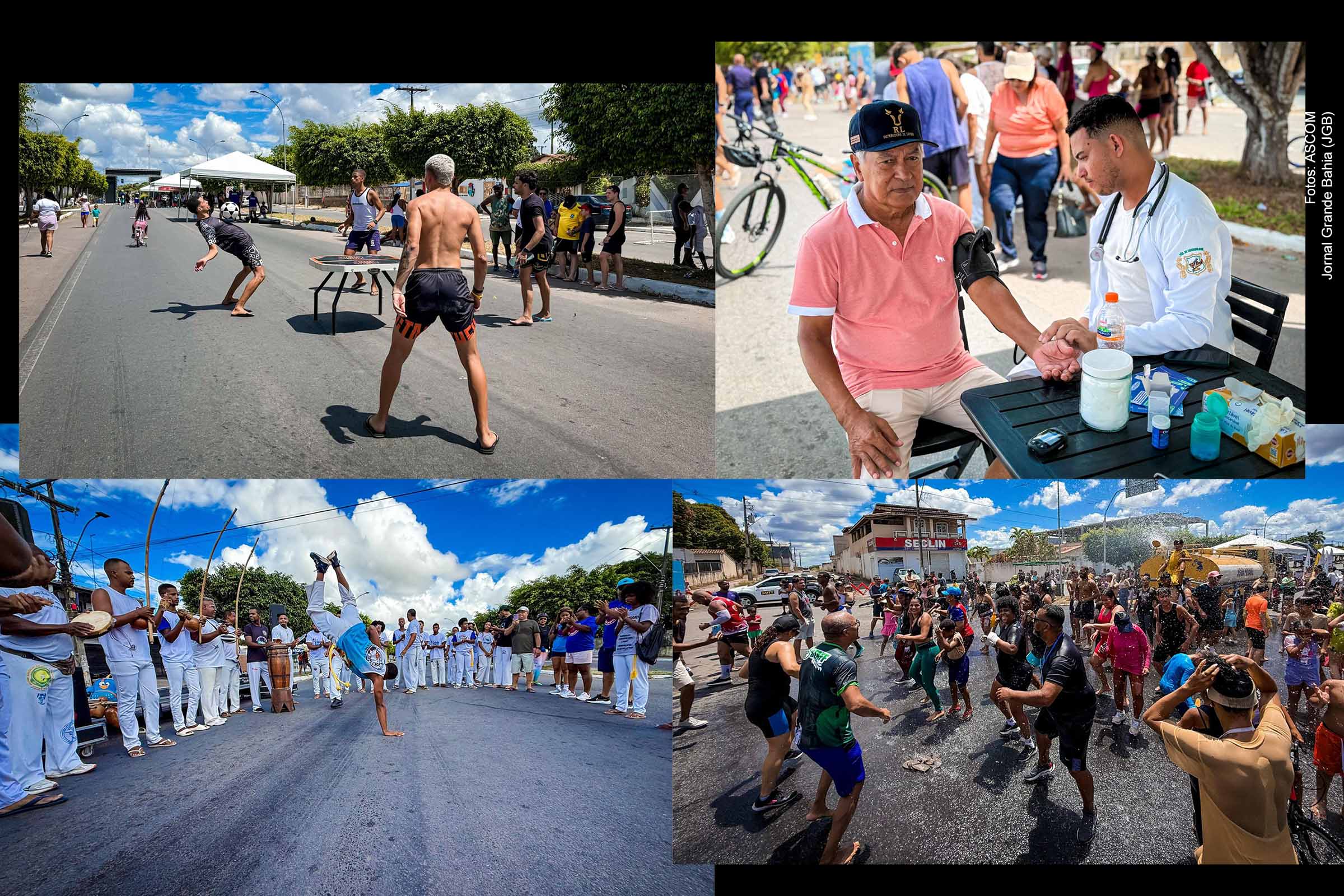 Primeiro domingo do projeto Cidade Verão em Santo Estêvão registra alta adesão popular e transforma dinâmica da Avenida Getúlio Vargas