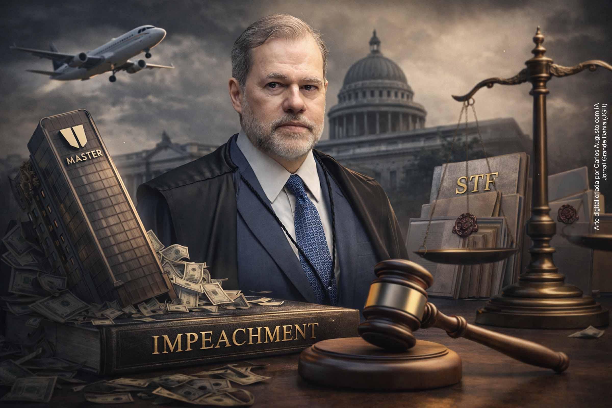 Senadores protocolam pedido de impeachment contra ministro do STF Dias Toffoli por atuação suspeita no Caso Banco Master