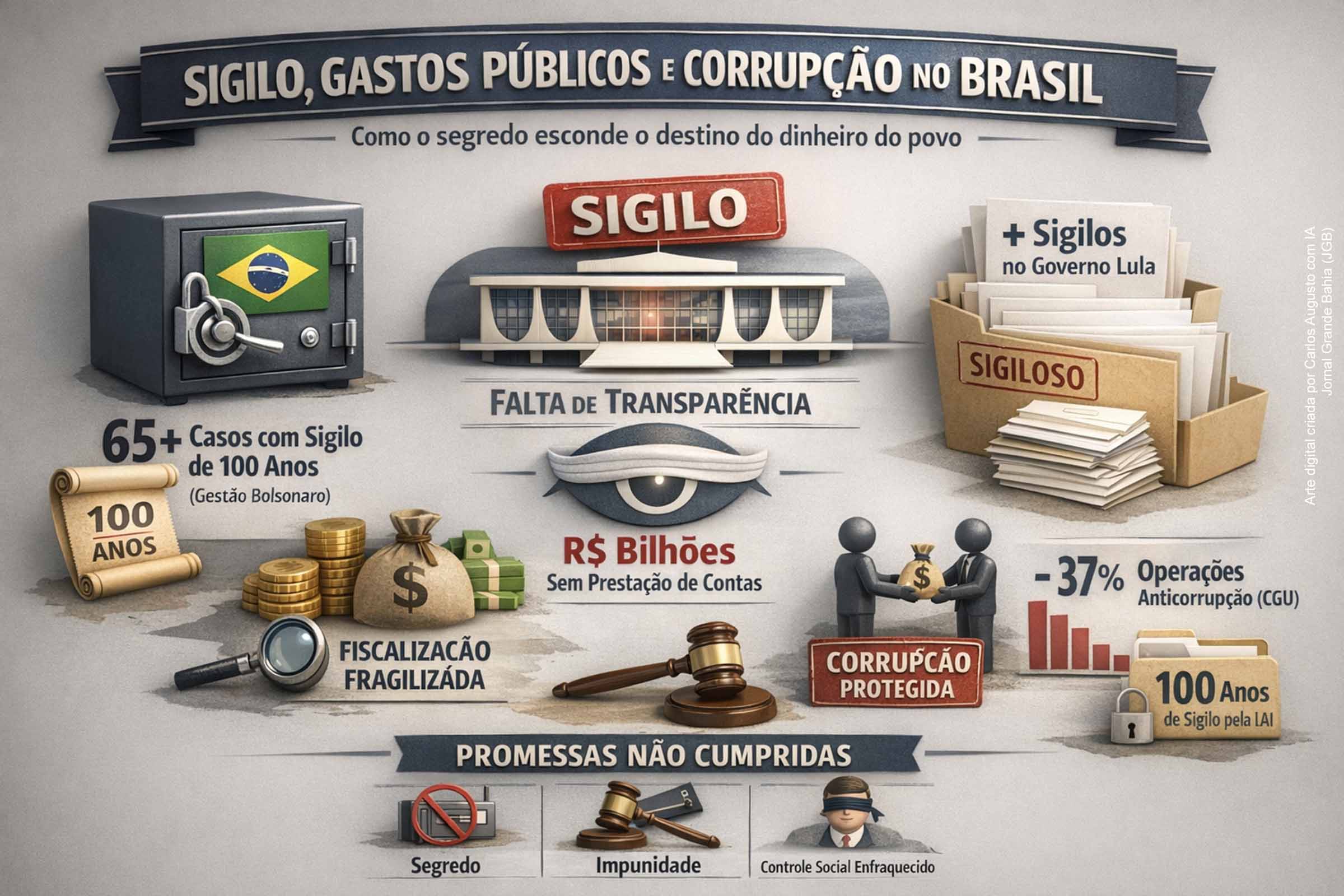 Sigilo criminoso | Por Luiz Holanda